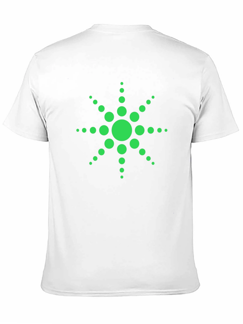 Green Dotted Starburst Graphic Tee