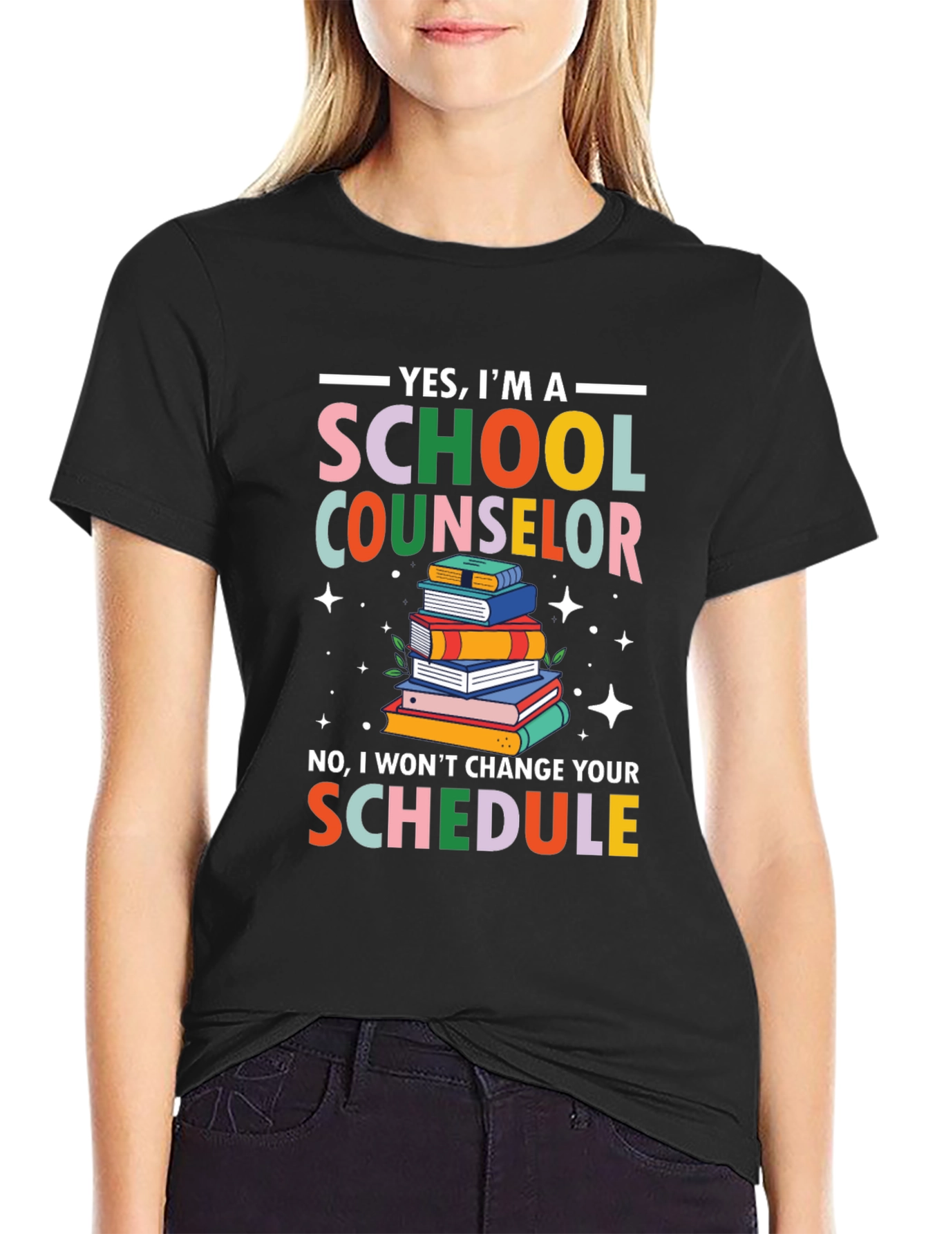 School Counselor T-Shirt - Funny Schedule Design