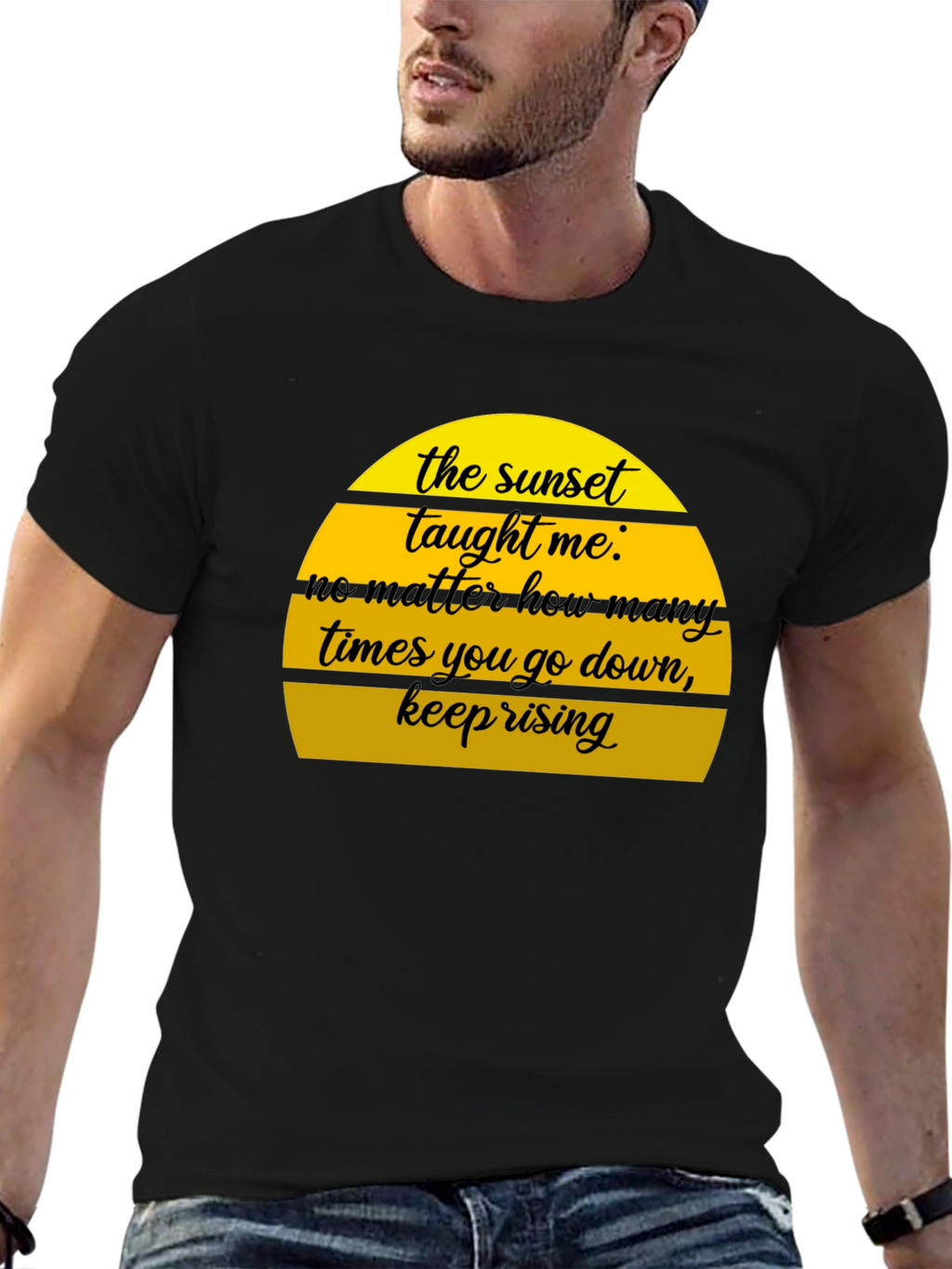 Sunset Taught Me Motivational T-Shirt