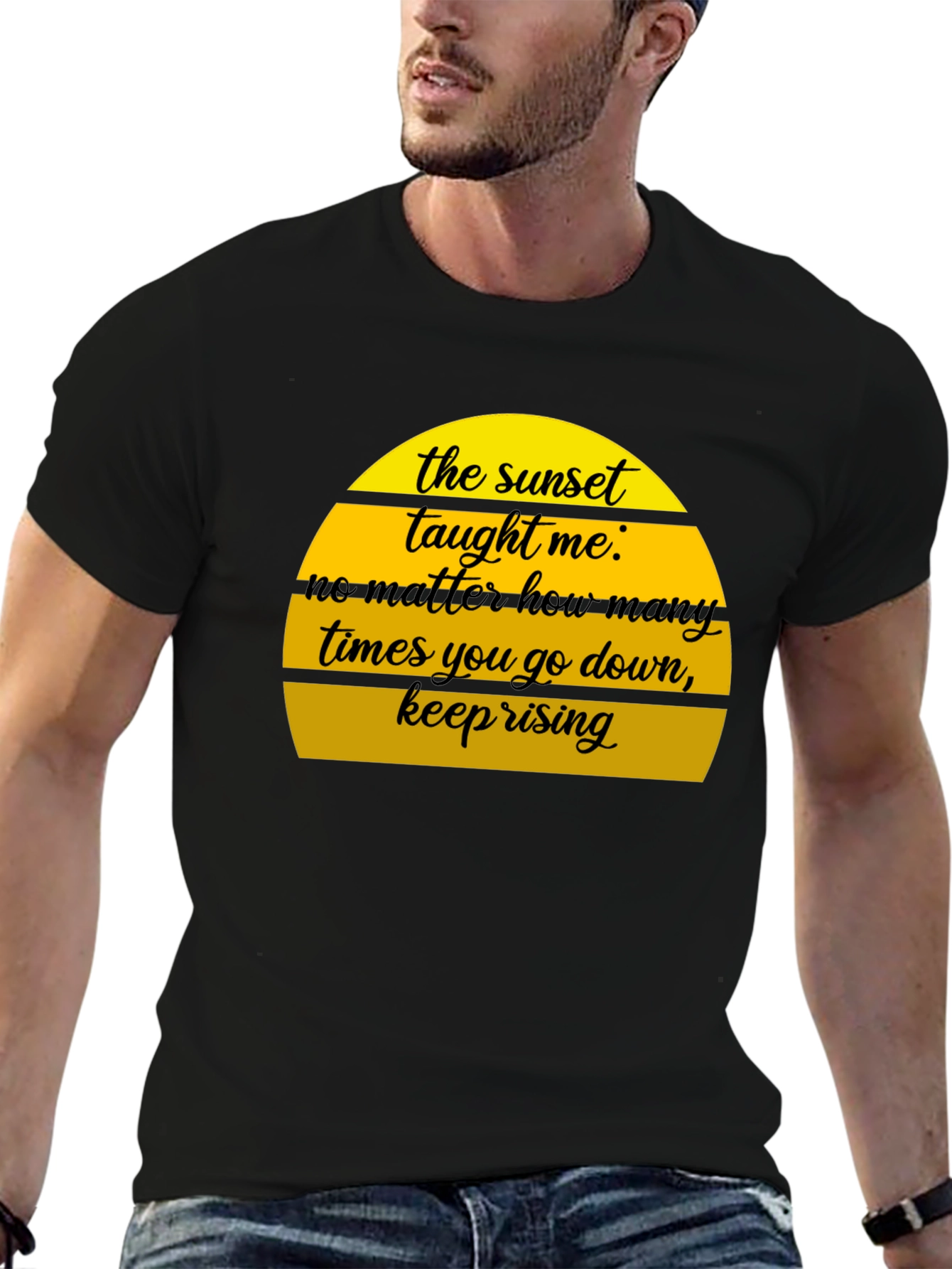 Sunset Taught Me Motivational T-Shirt