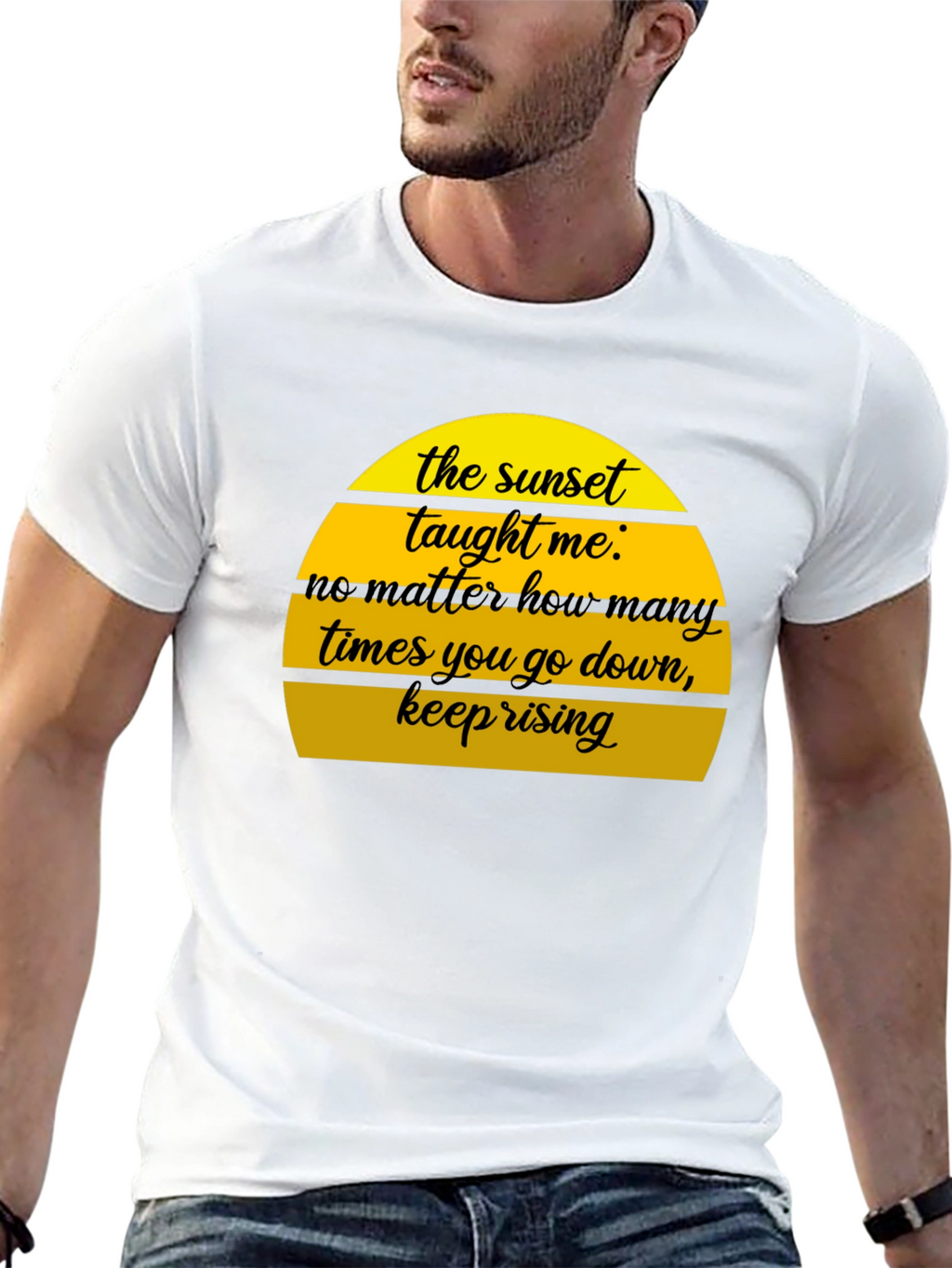 Sunset Taught Me Motivational T-Shirt