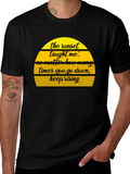 Sunset Taught Me Motivational T-Shirt