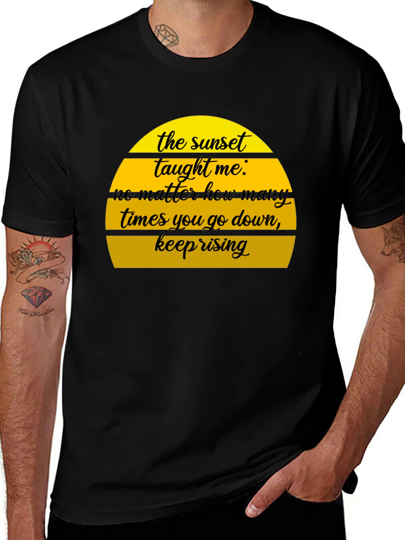 Sunset Taught Me Motivational T-Shirt