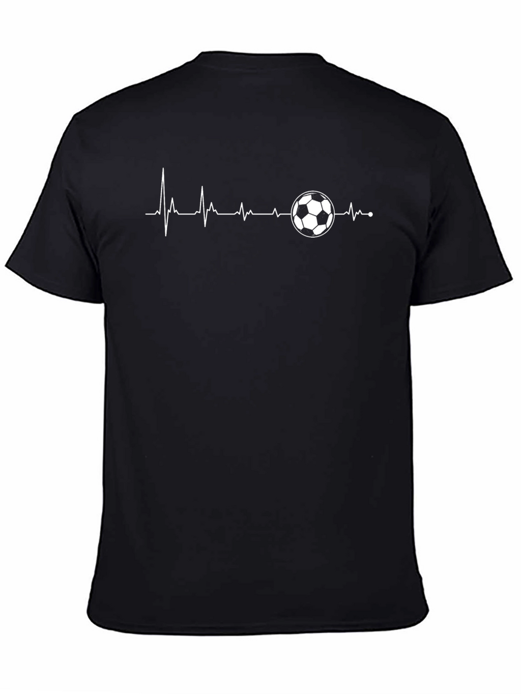 Soccer Heartbeat T-Shirt - Passionate Football Fan