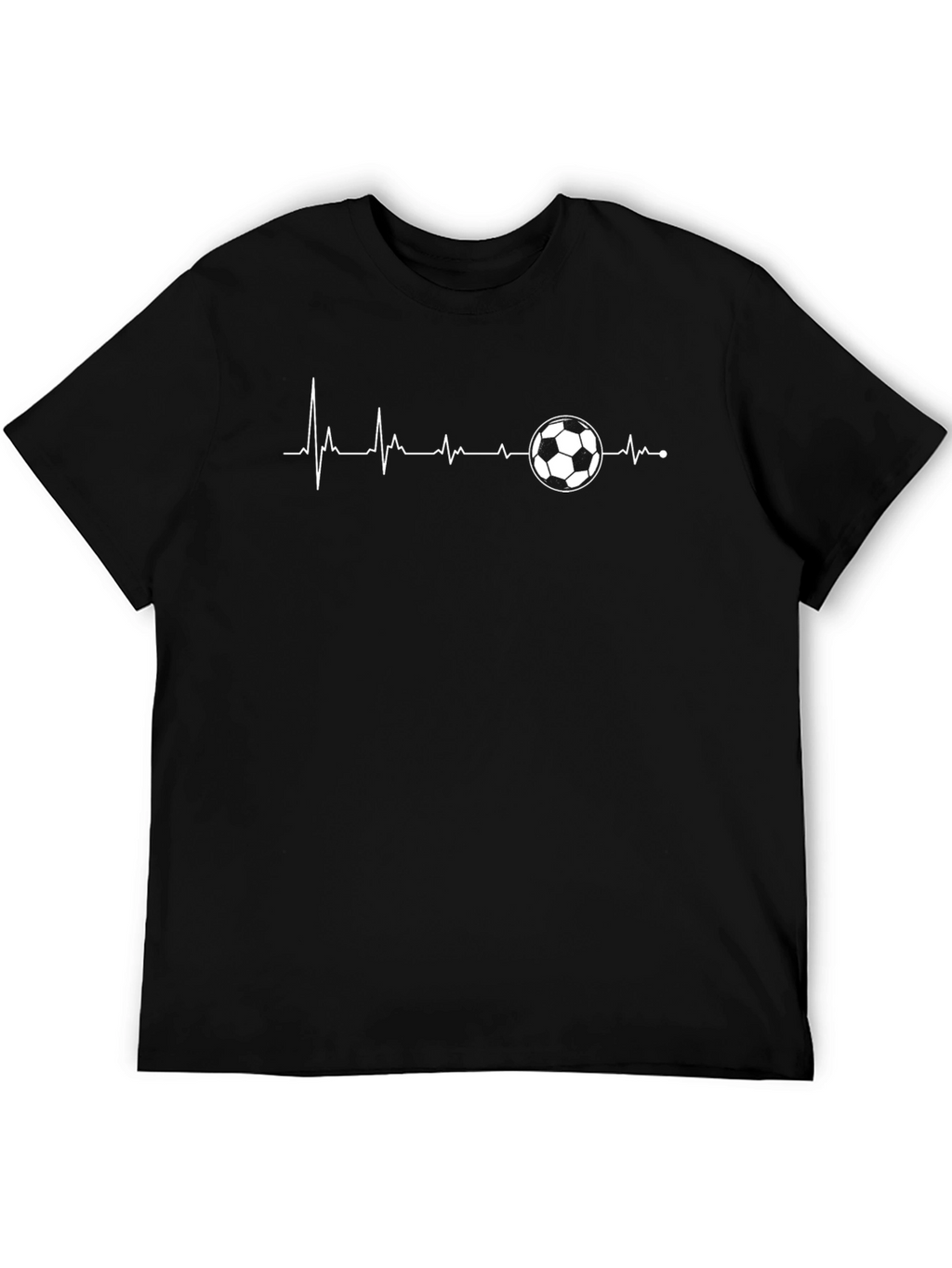 Soccer Heartbeat T-Shirt - Passionate Football Fan