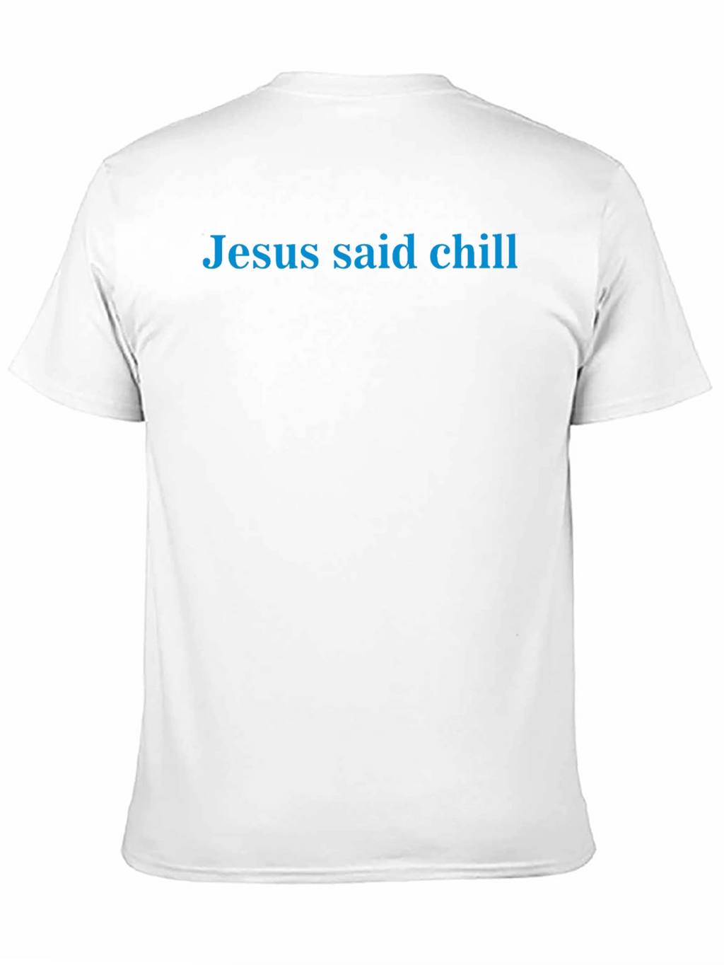 Jesus Said Chill - Mens Black T-Shirt