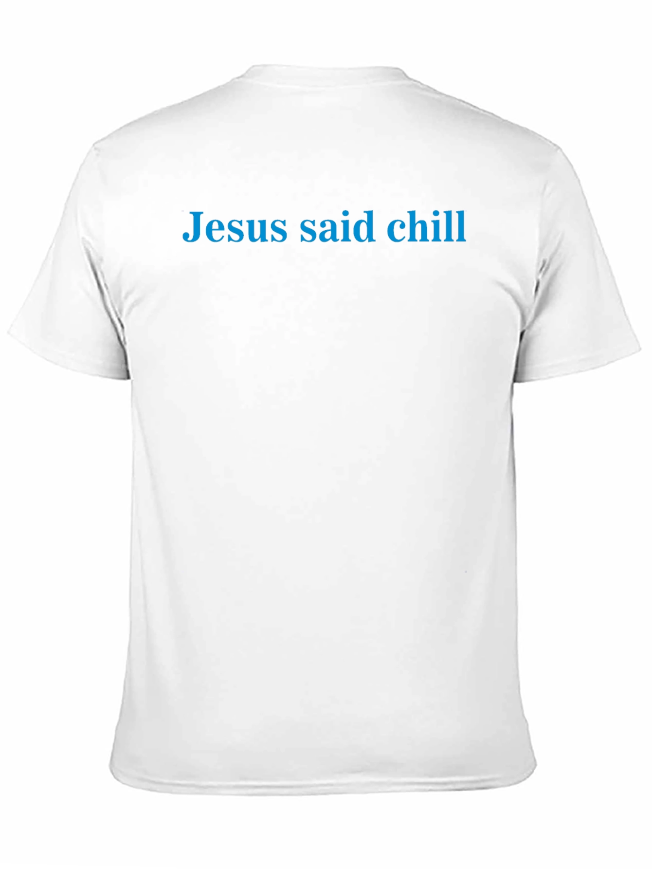 Jesus Said Chill - Mens Black T-Shirt