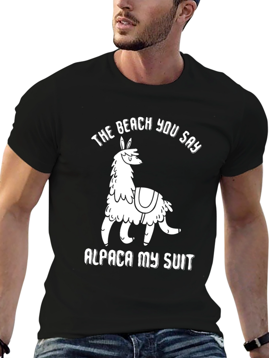 Alpaca My Suit Graphic T-Shirt