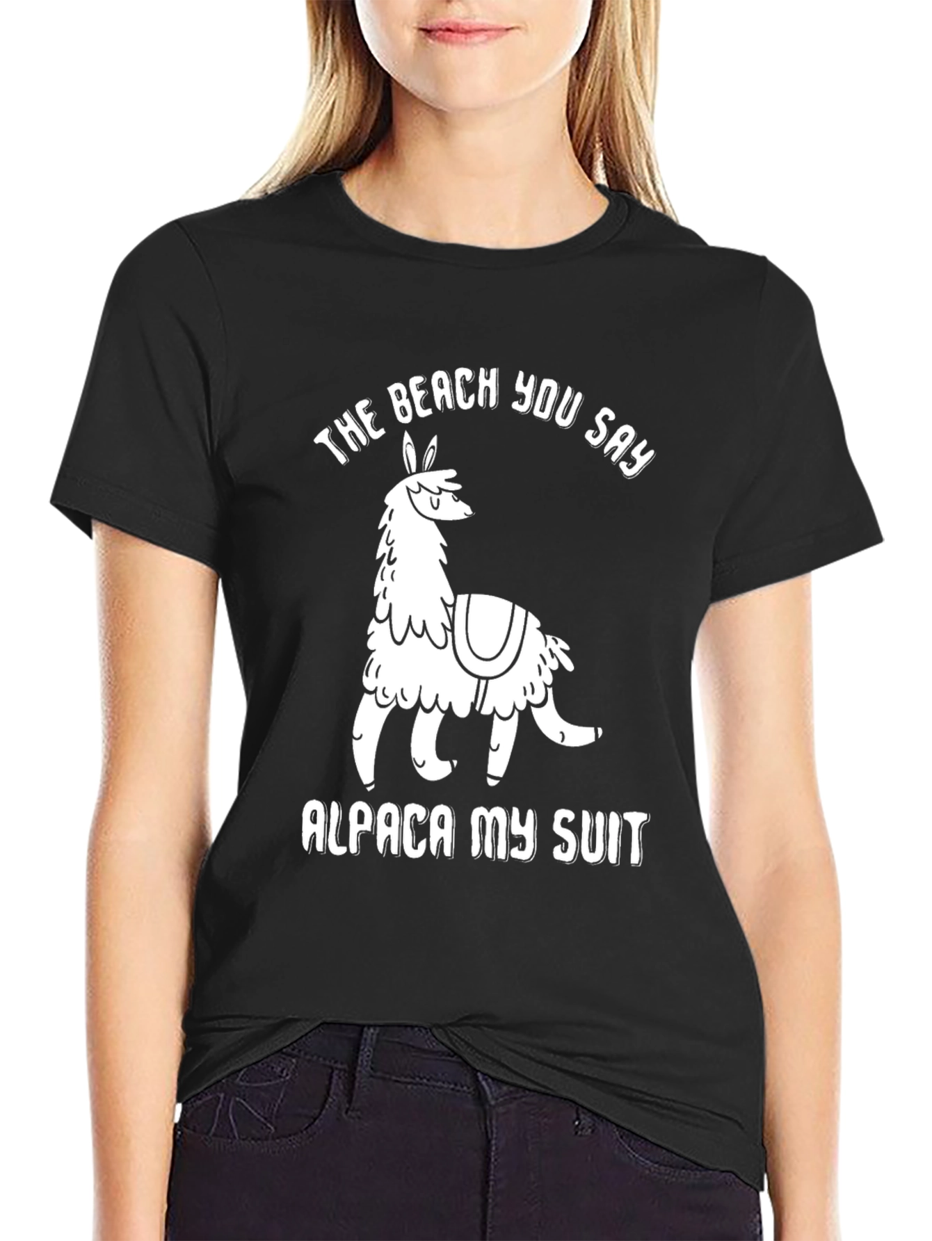 Alpaca My Suit Graphic T-Shirt