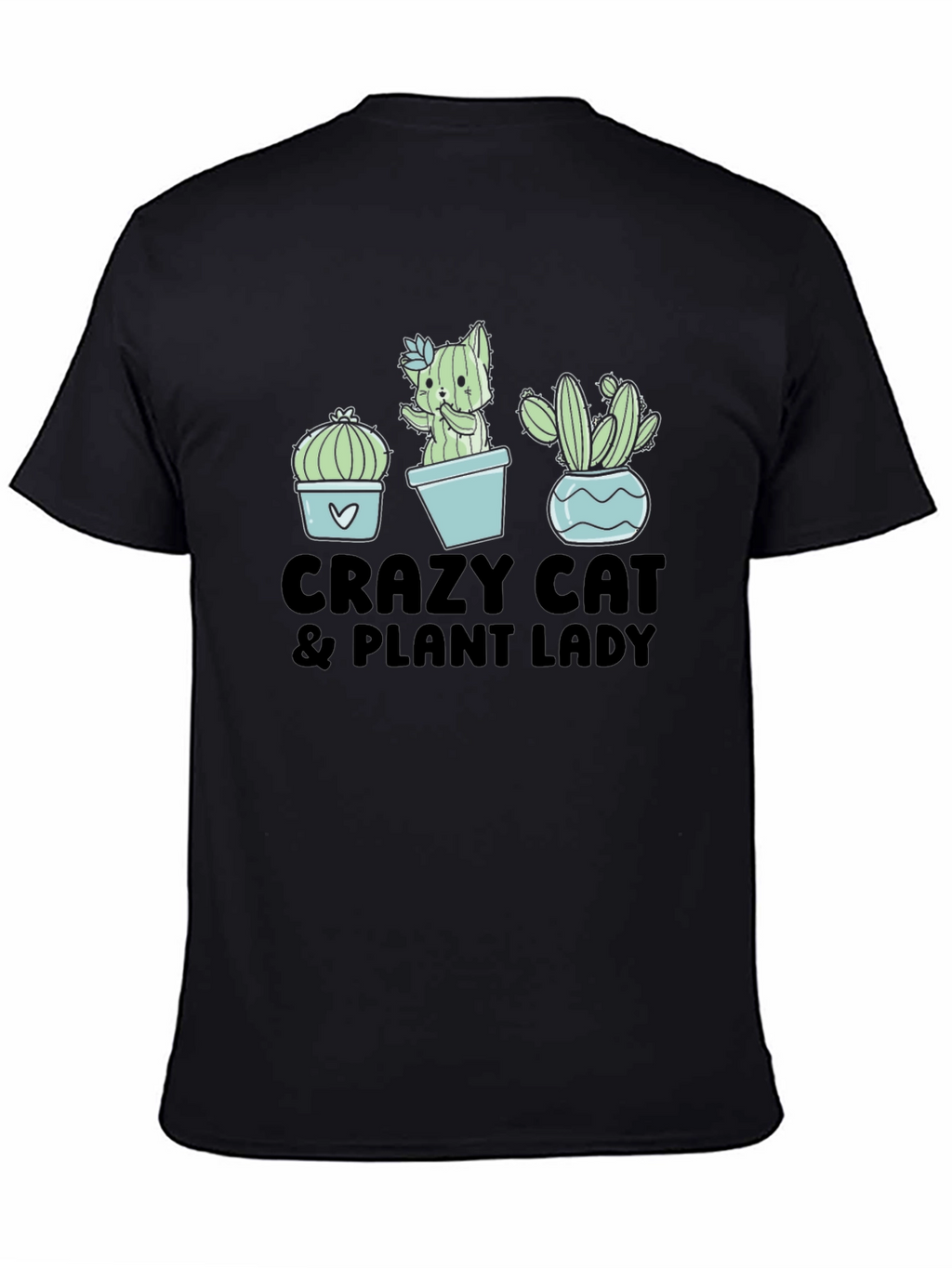 Crazy Cat Plant Lady Graphic Tee