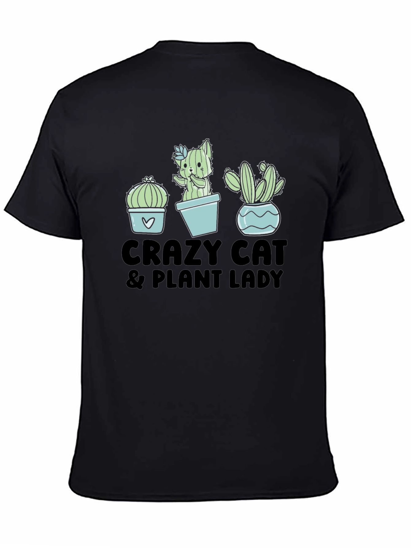 Crazy Cat Plant Lady Graphic Tee