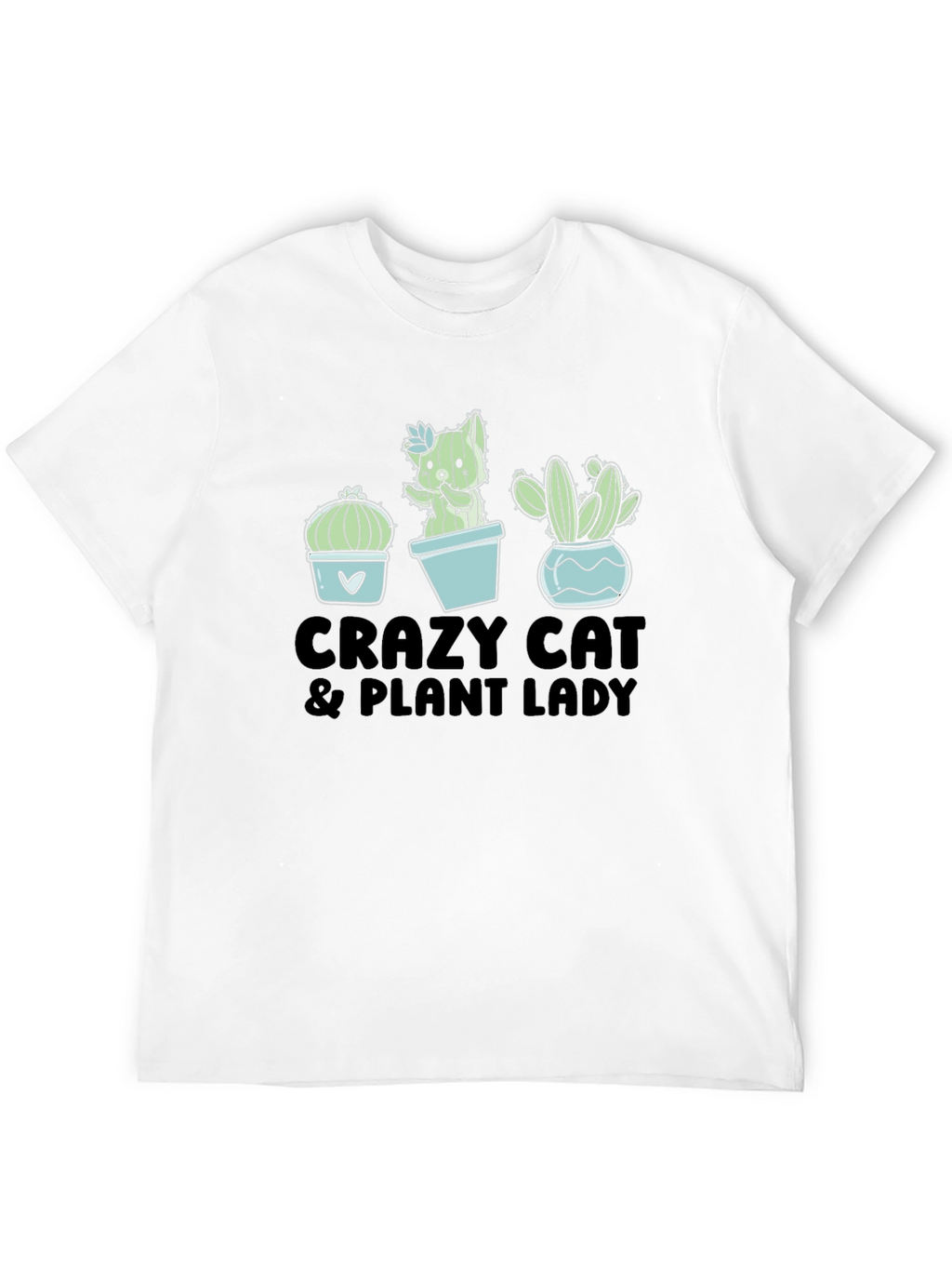 Crazy Cat Plant Lady Graphic Tee