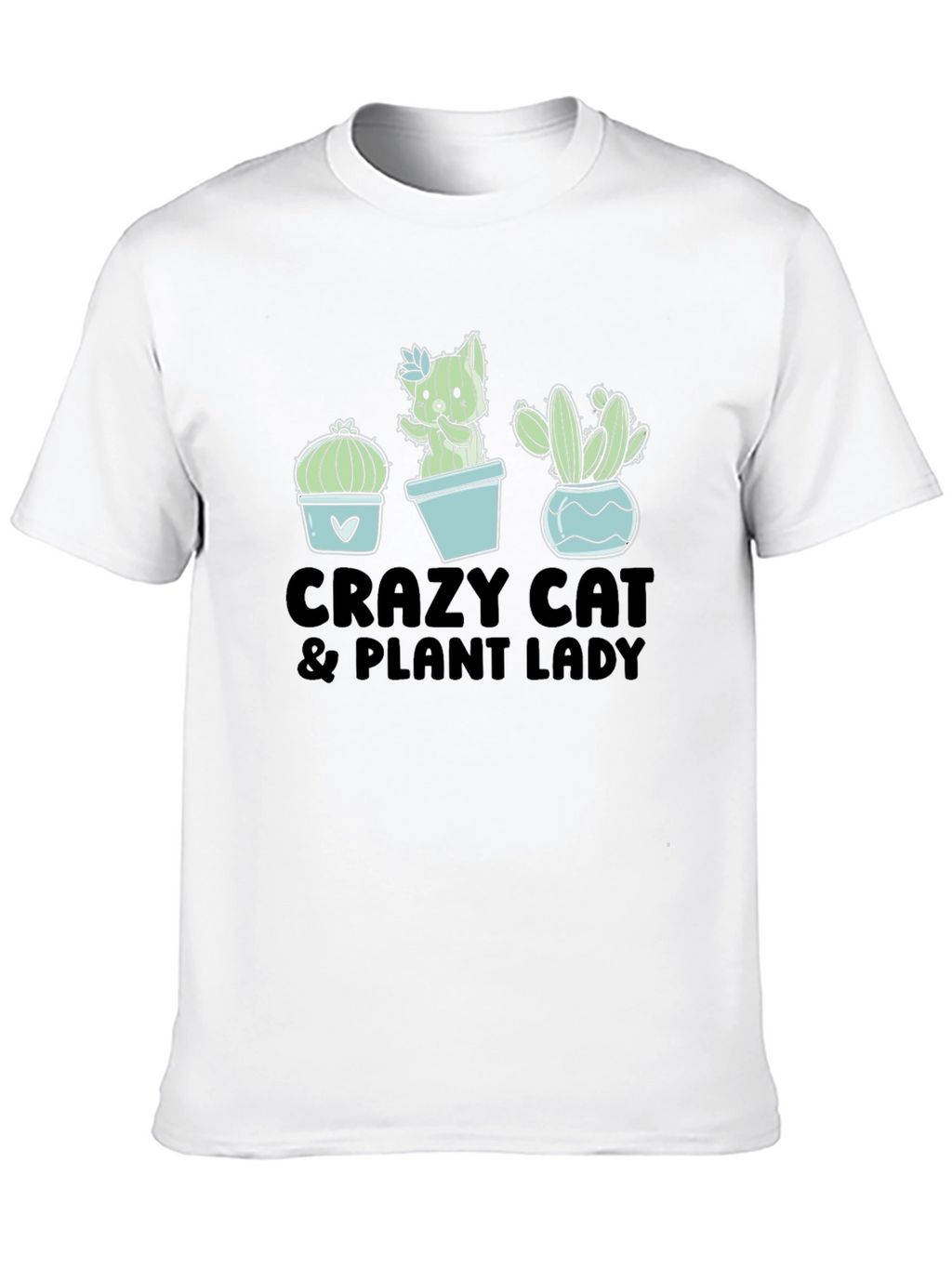 Crazy Cat Plant Lady Graphic Tee