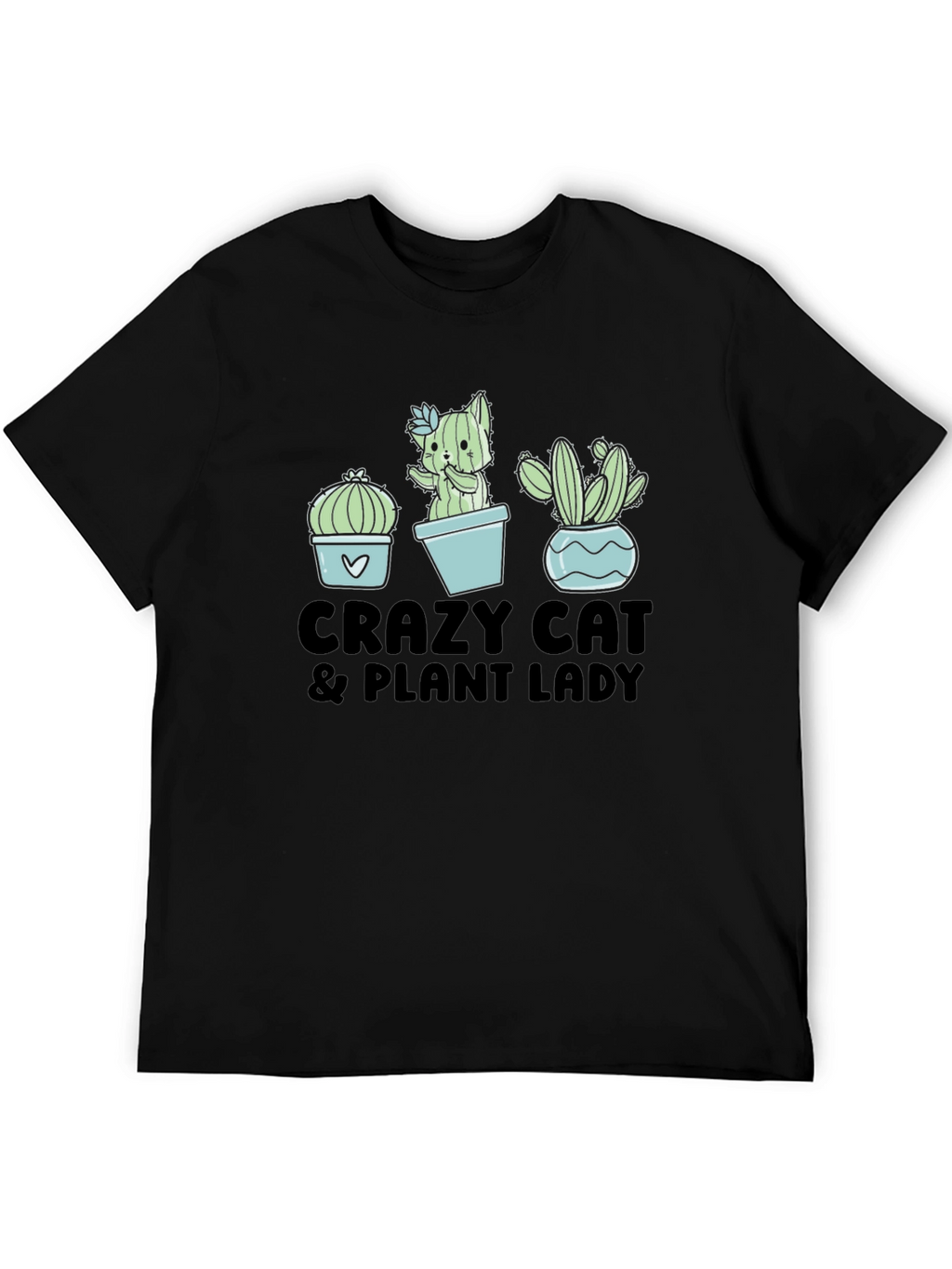 Crazy Cat Plant Lady Graphic Tee
