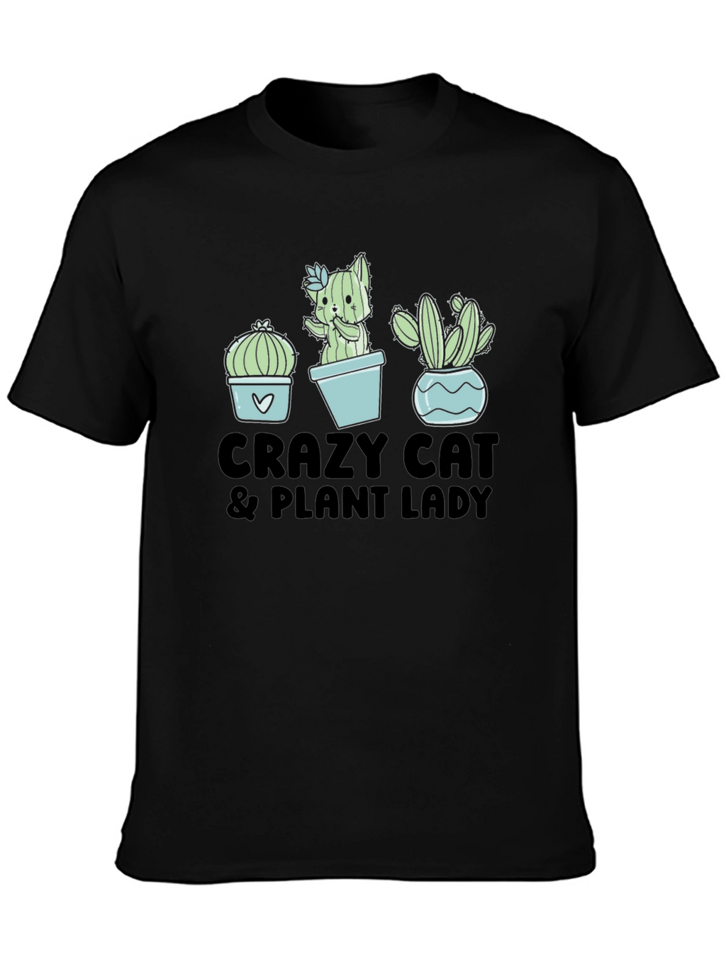Crazy Cat Plant Lady Graphic Tee