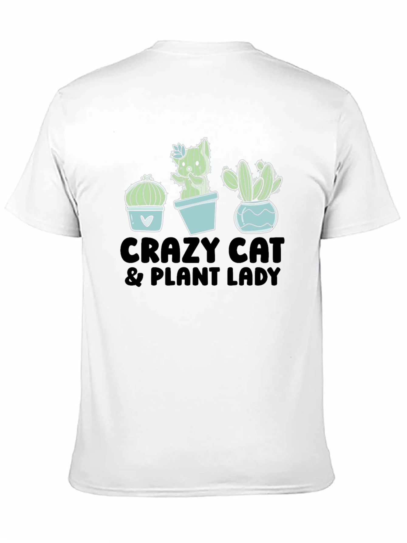 Crazy Cat Plant Lady Graphic Tee