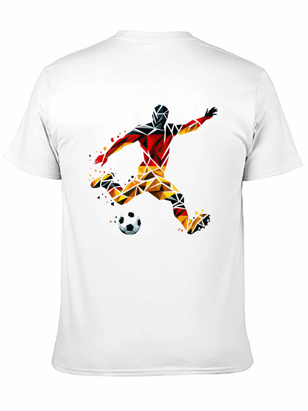Geometric Soccer Player T-Shirt