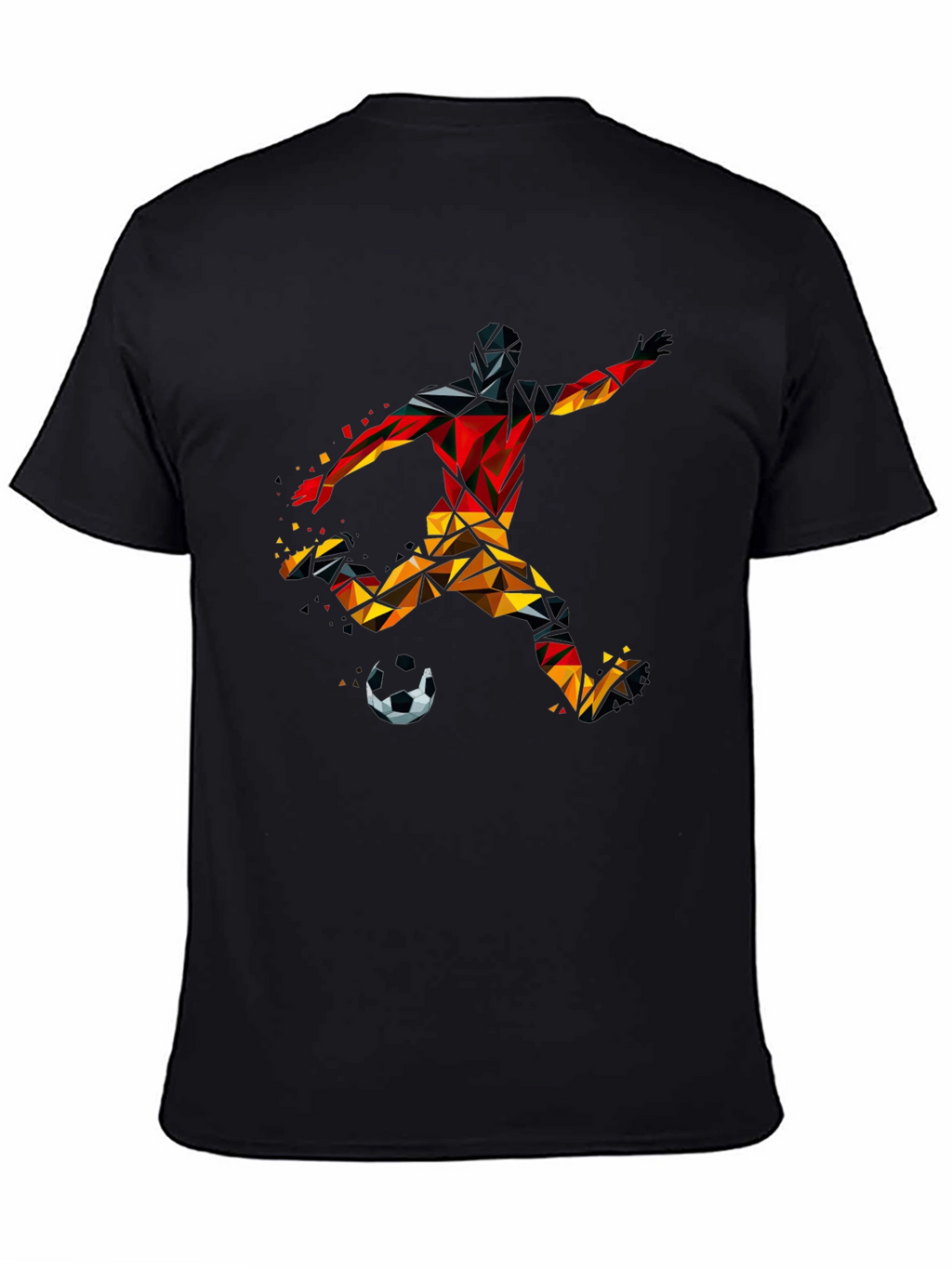 Geometric Soccer Player T-Shirt