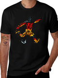 Geometric Soccer Player T-Shirt