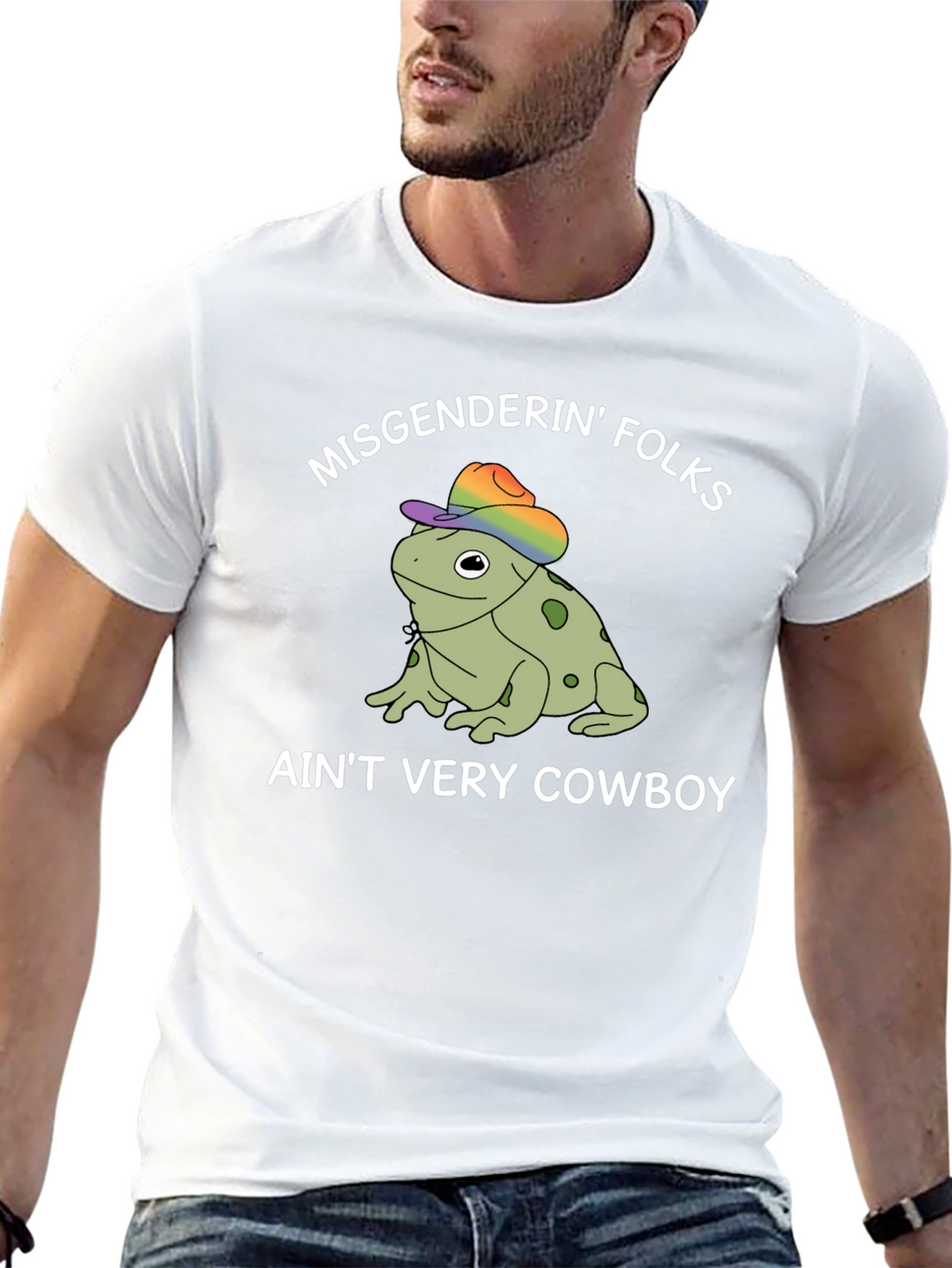 Misgenderin Folks Frog Tee