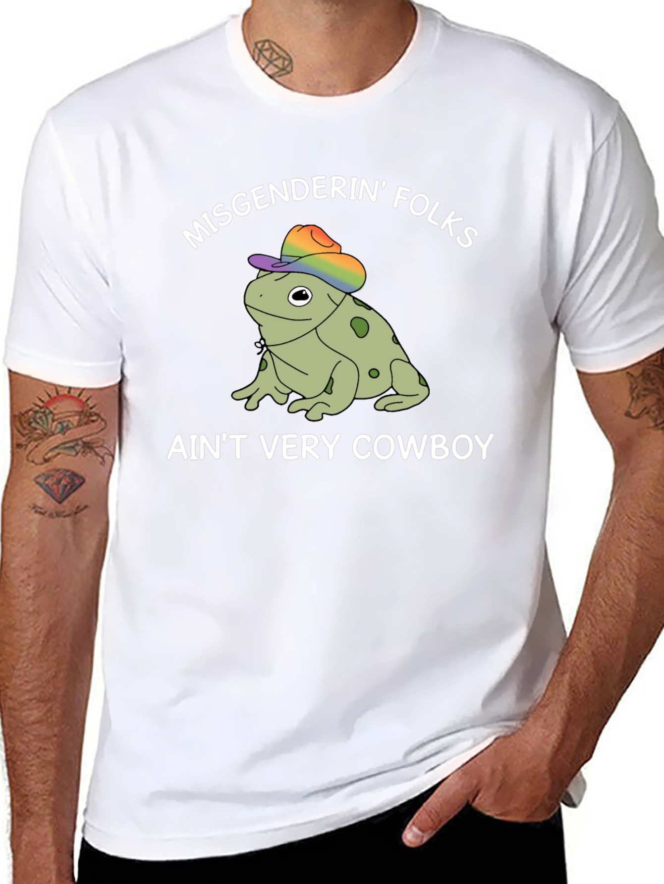 Misgenderin Folks Frog Tee