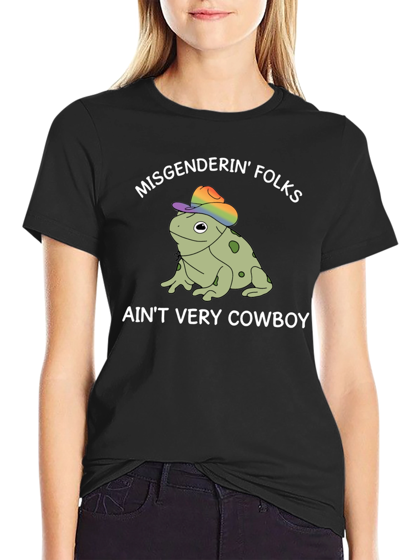 Misgenderin Folks Frog Tee