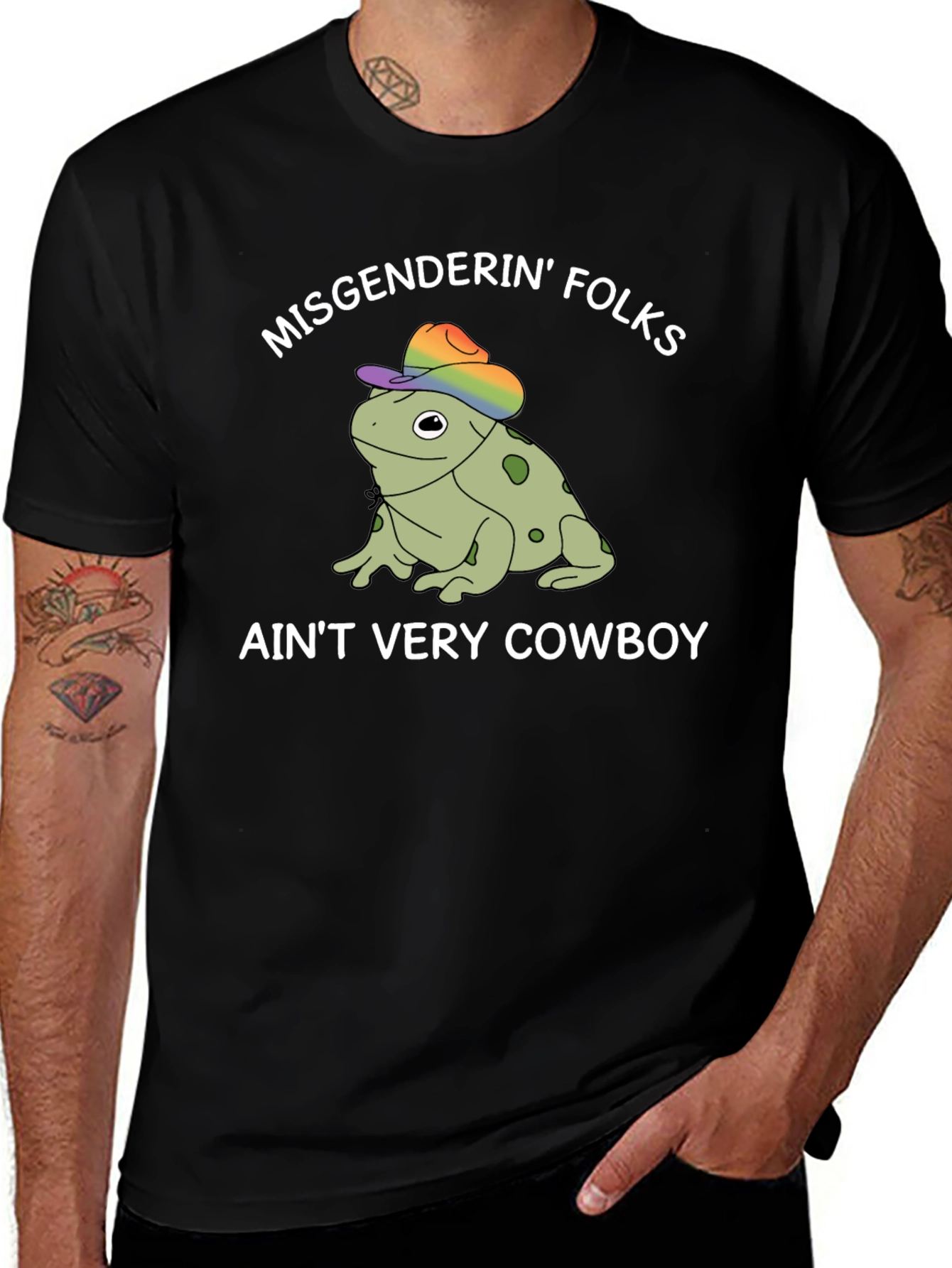 Misgenderin Folks Frog Tee