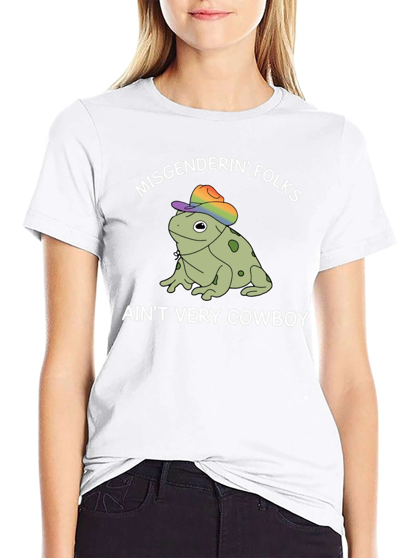 Misgenderin Folks Frog Tee