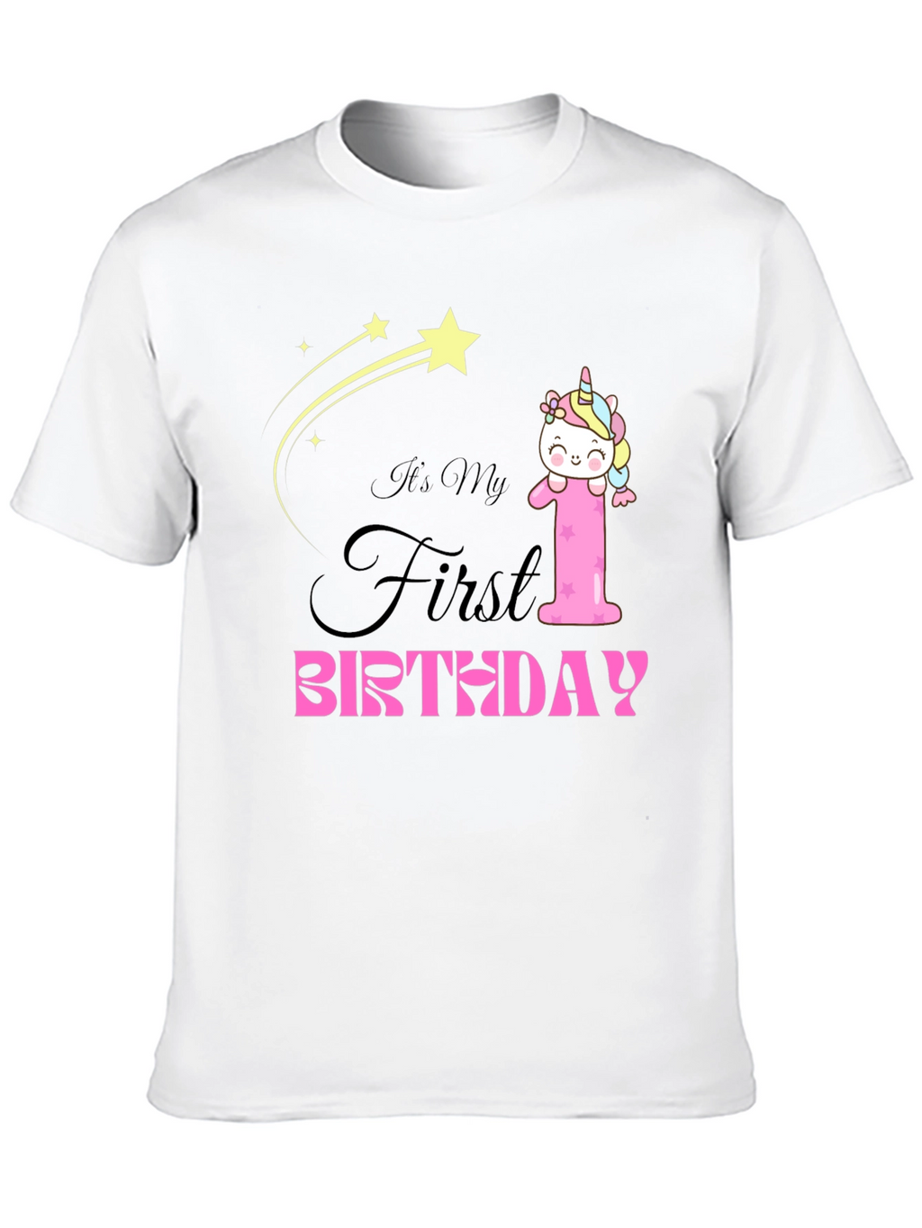 Its My First Birthday Unicorn T-Shirt