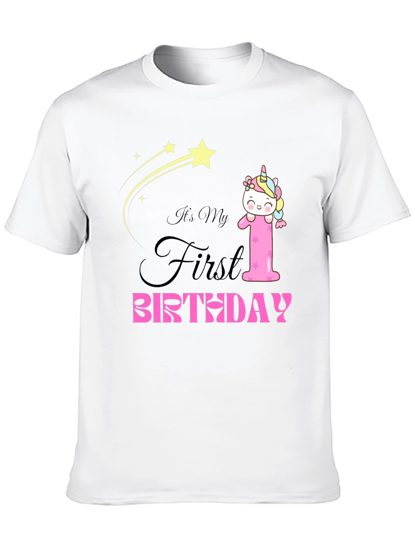 Its My First Birthday Unicorn T-Shirt