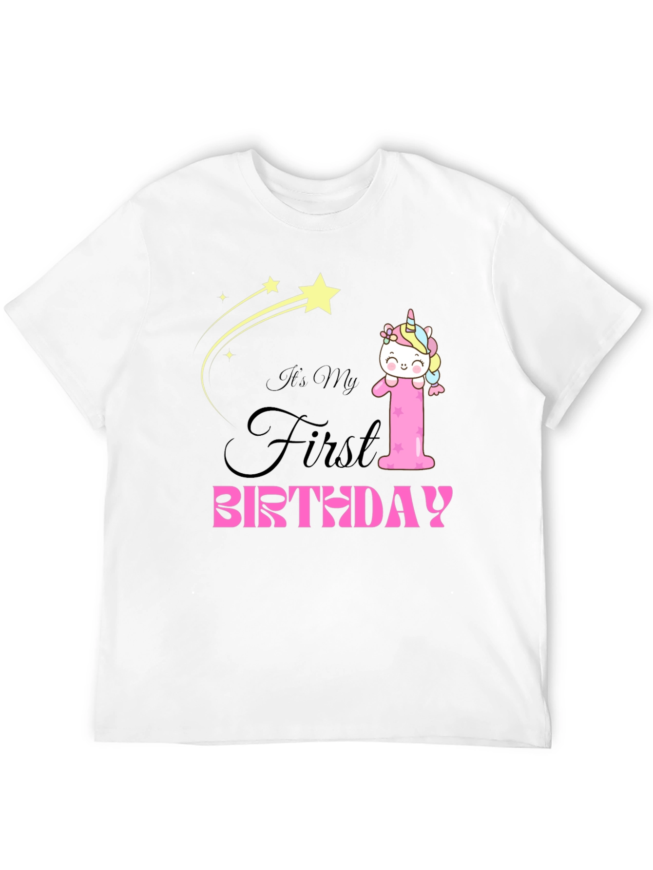 Its My First Birthday Unicorn T-Shirt