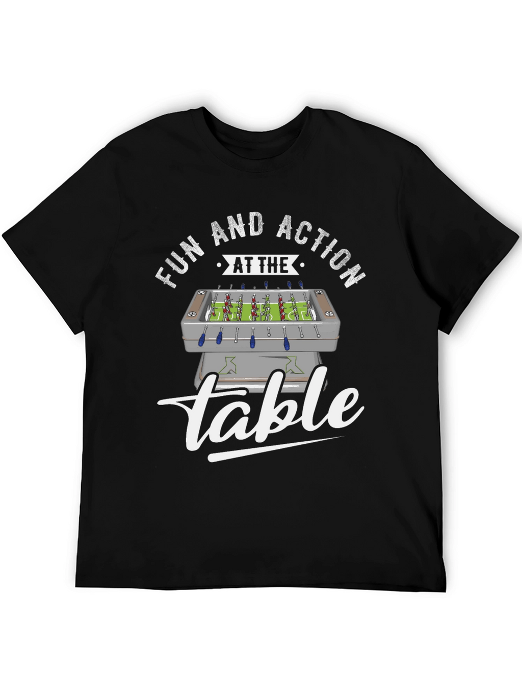 Fun and Action Foosball Table T-Shirt