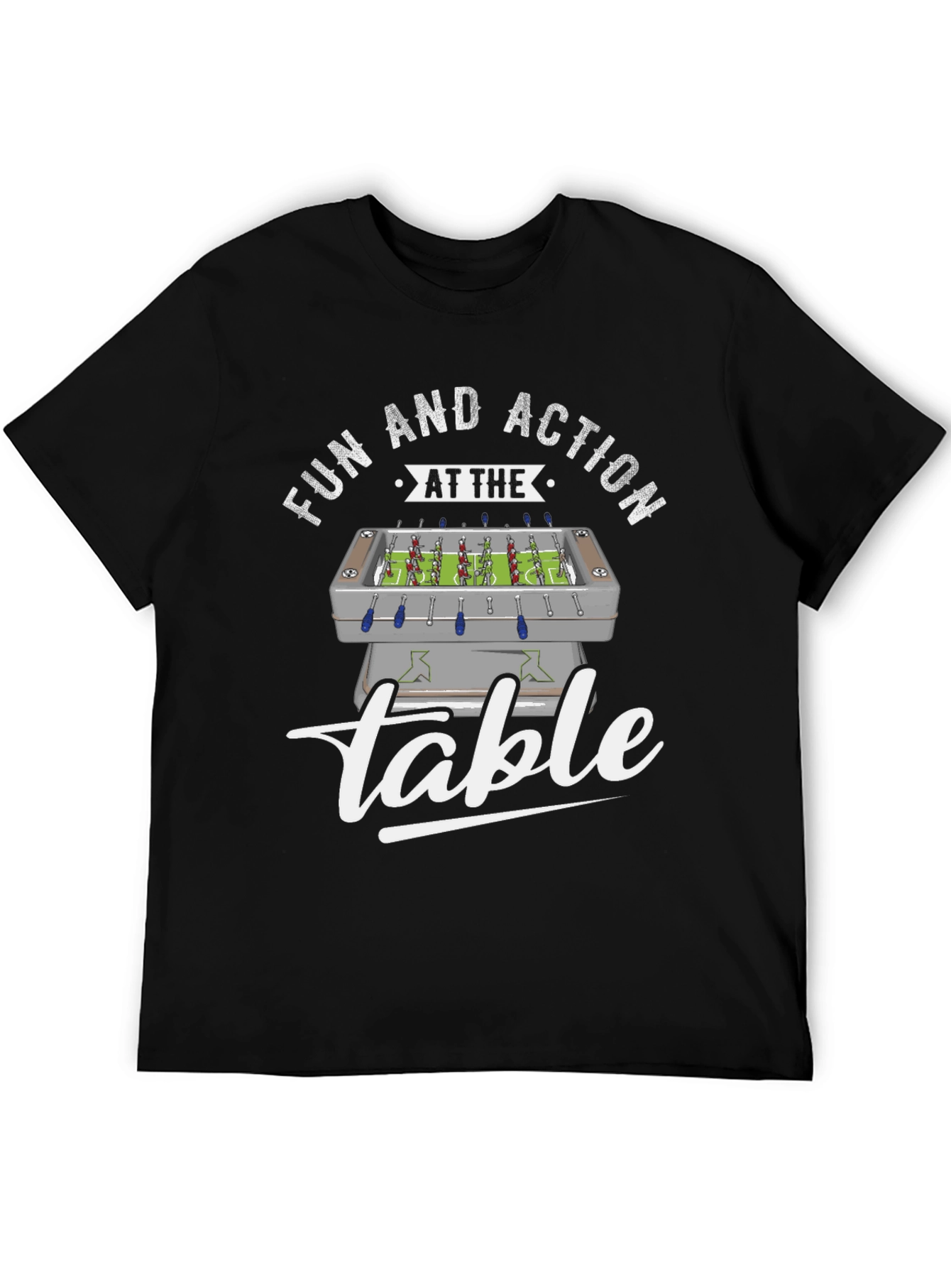 Fun and Action Foosball Table T-Shirt