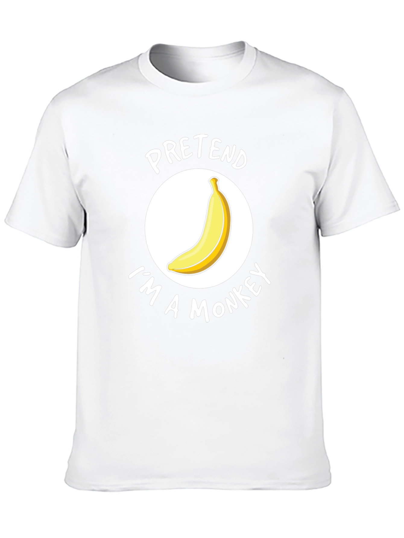 Pretend Im A Monkey T-Shirt - Funny Costume Tee