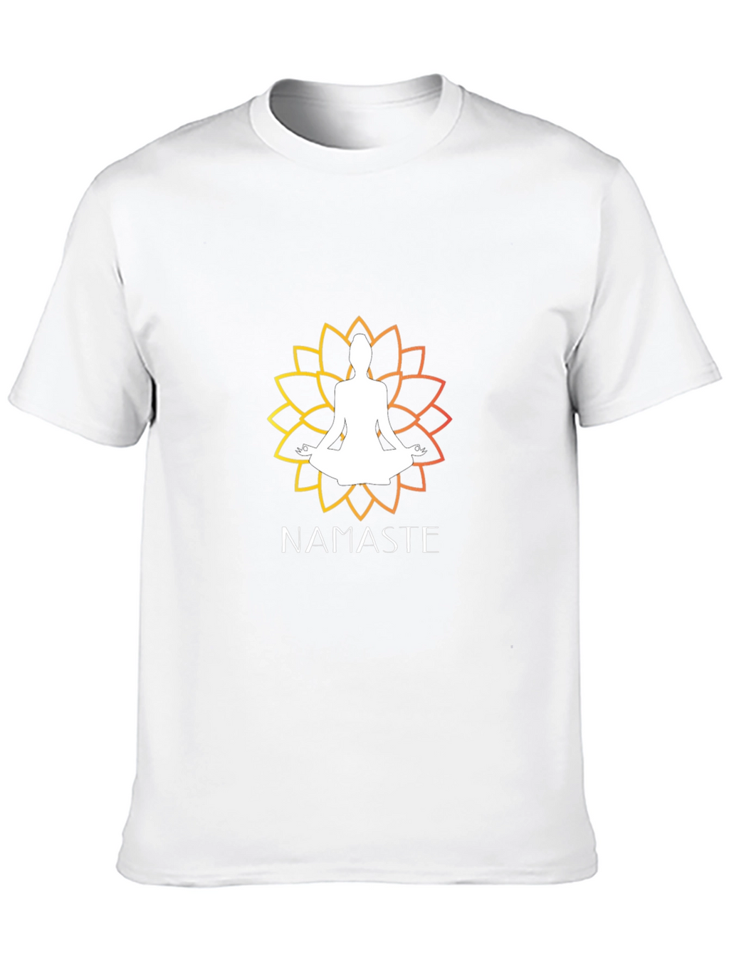 Namaste Yoga Lotus Graphic T-Shirt