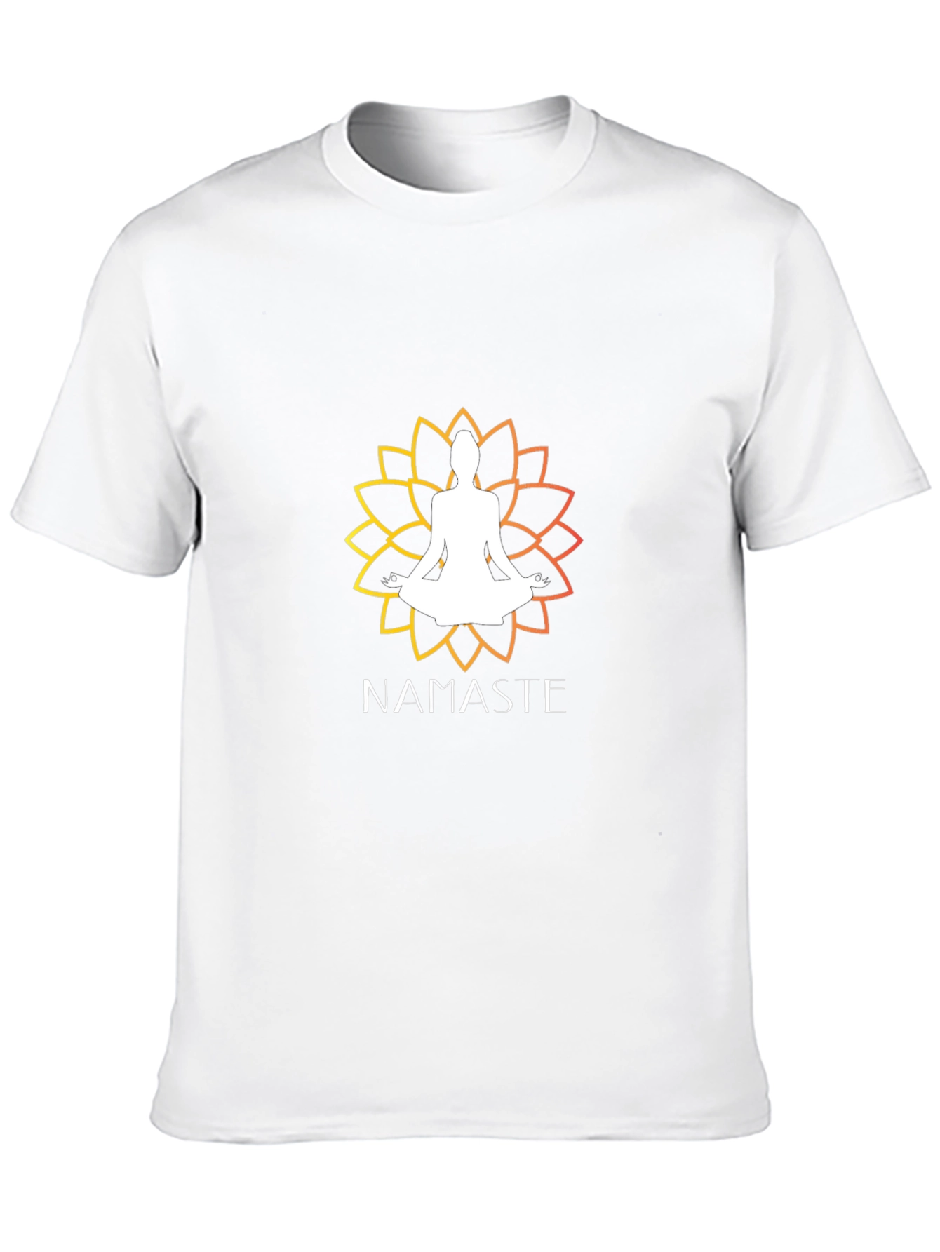 Namaste Yoga Lotus Graphic T-Shirt