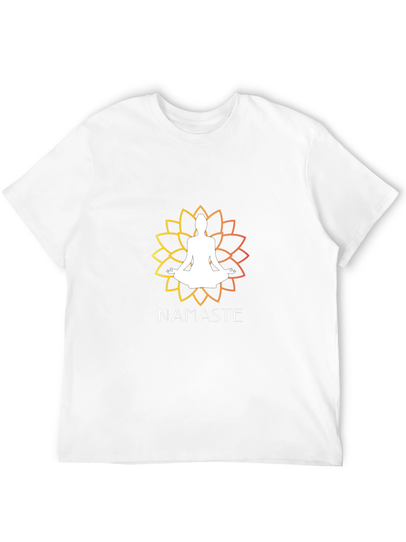 Namaste Yoga Lotus Graphic T-Shirt