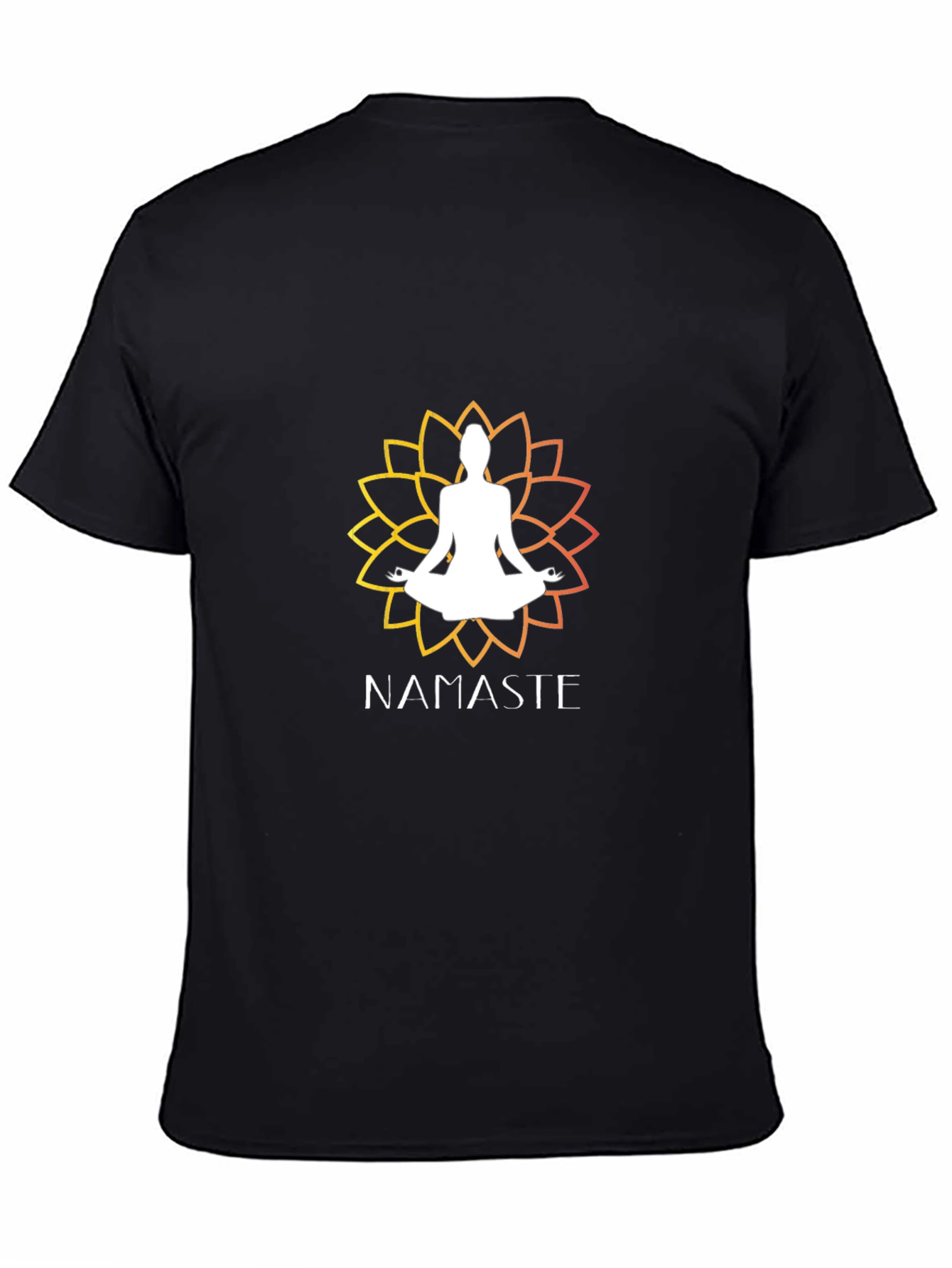 Namaste Yoga Lotus Graphic T-Shirt