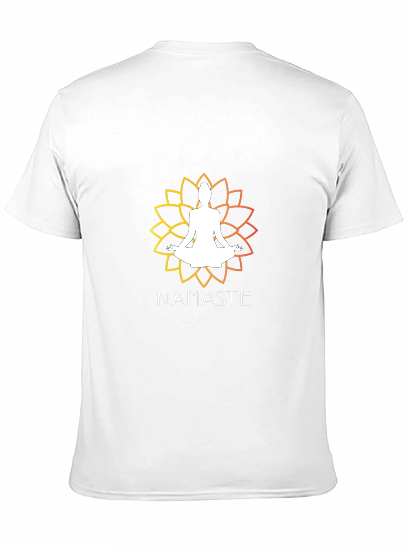 Namaste Yoga Lotus Graphic T-Shirt