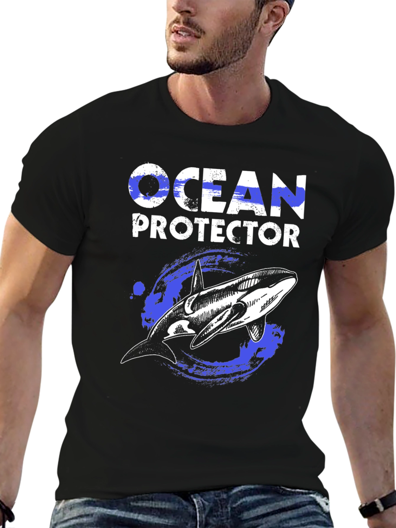 Ocean Protector Orca Graphic T-Shirt
