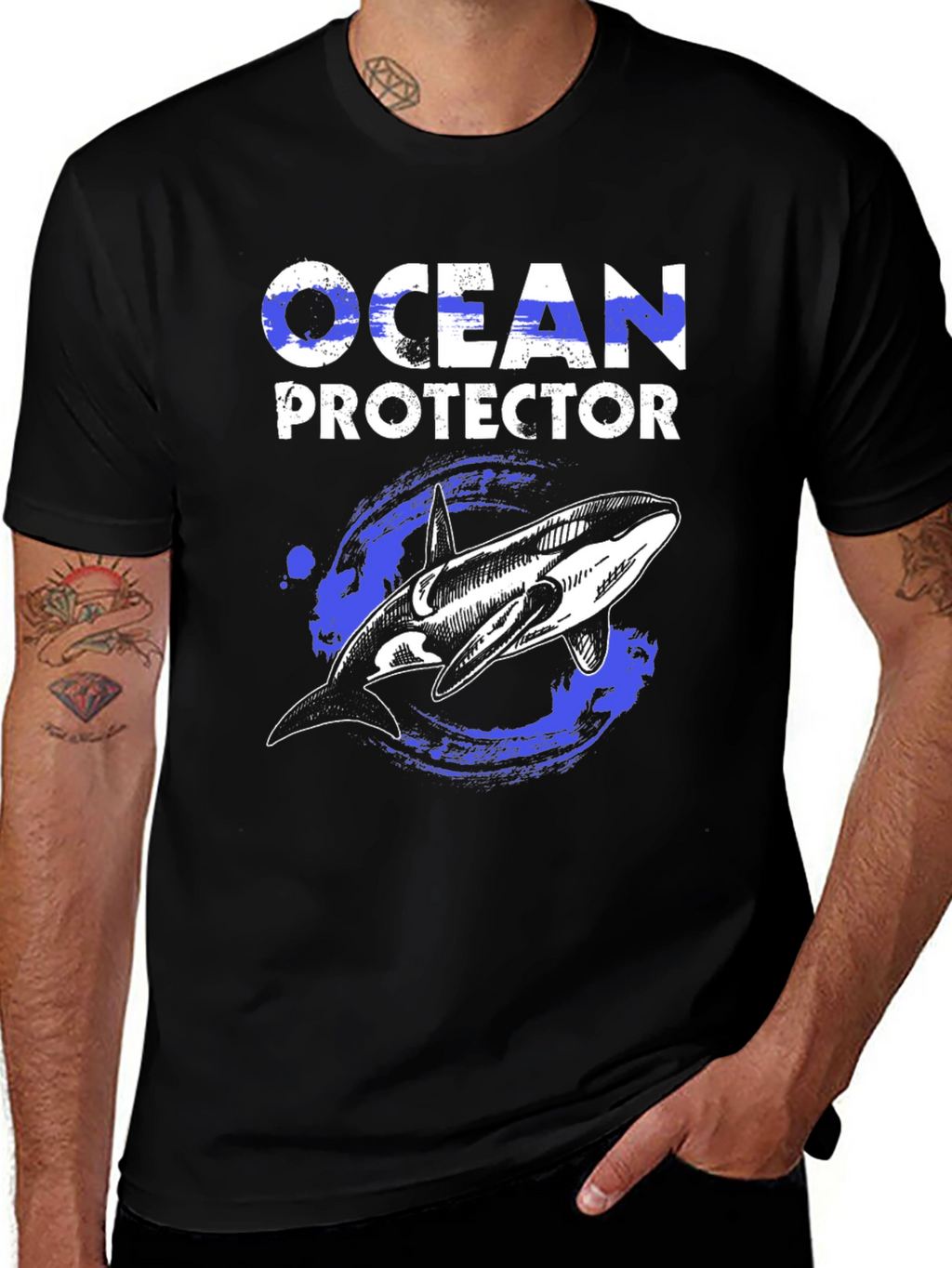 Ocean Protector Orca Graphic T-Shirt