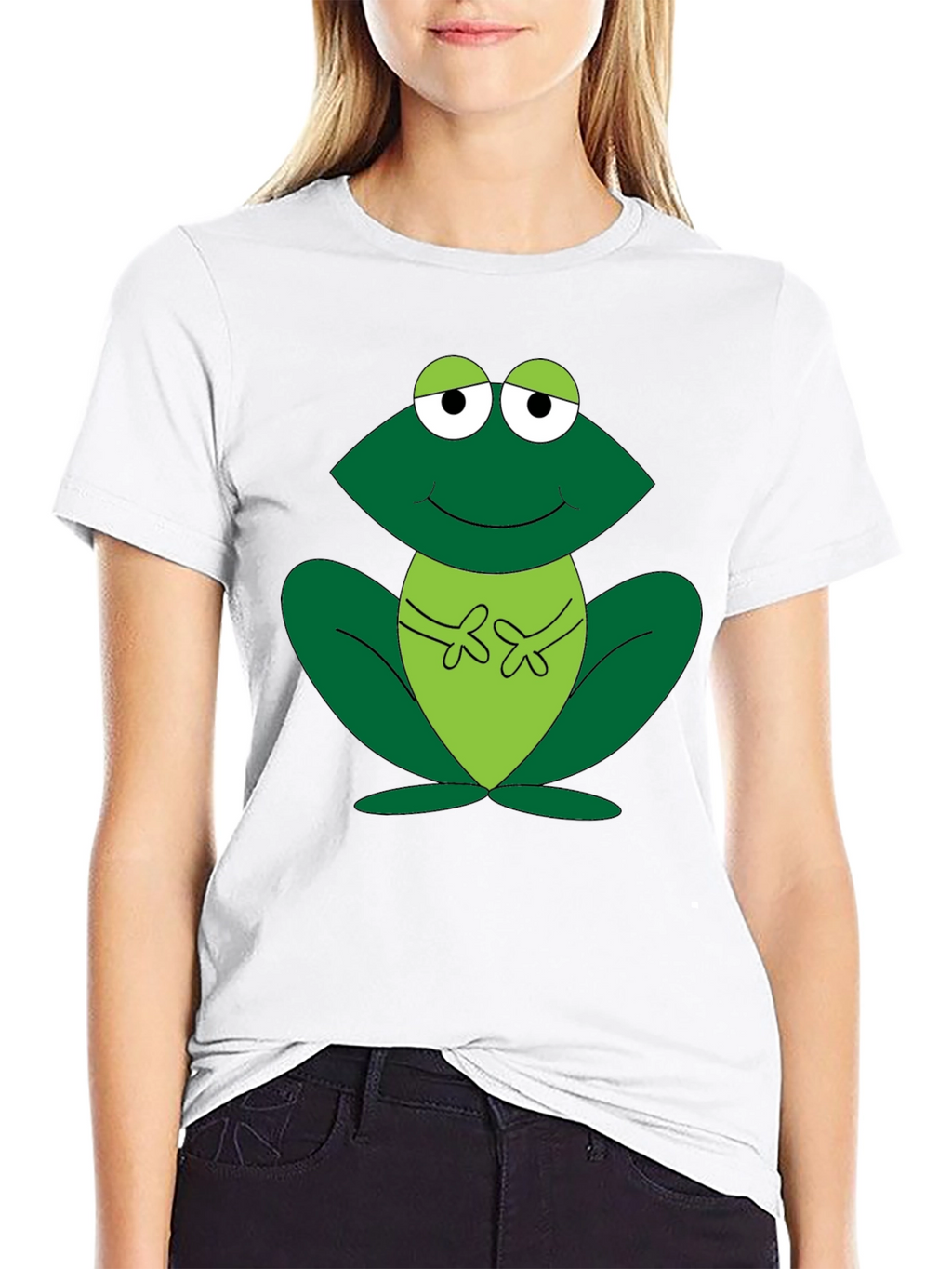 Frog Graphic Tee - Fun Cartoon Design