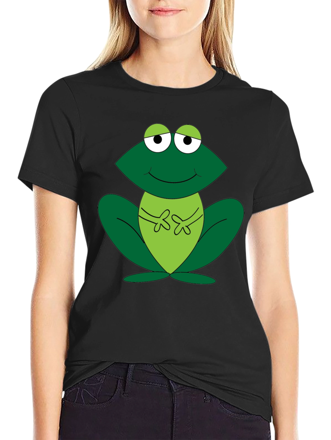 Frog Graphic Tee - Fun Cartoon Design