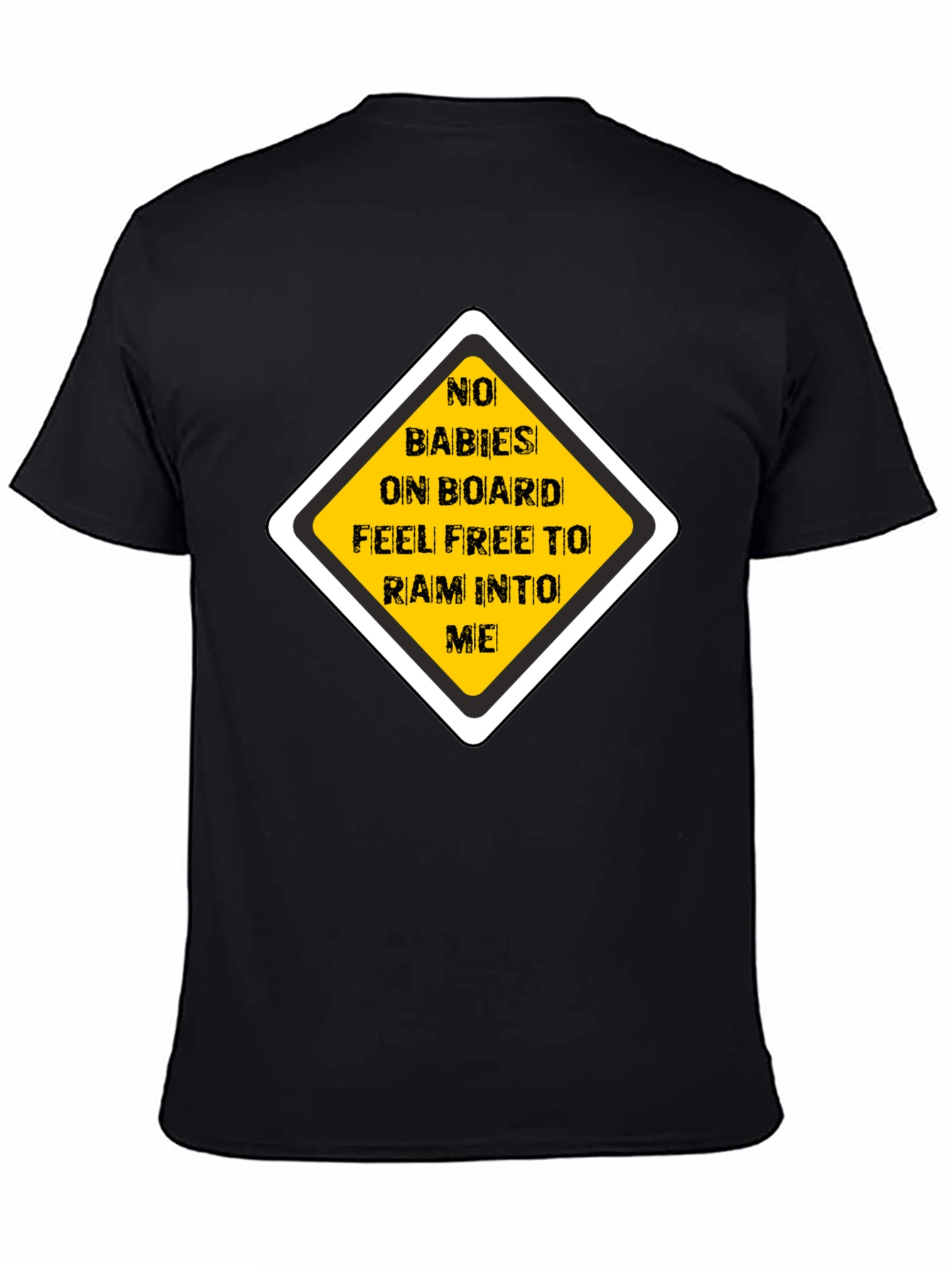 Funny No Babies on Board Graphic Tee