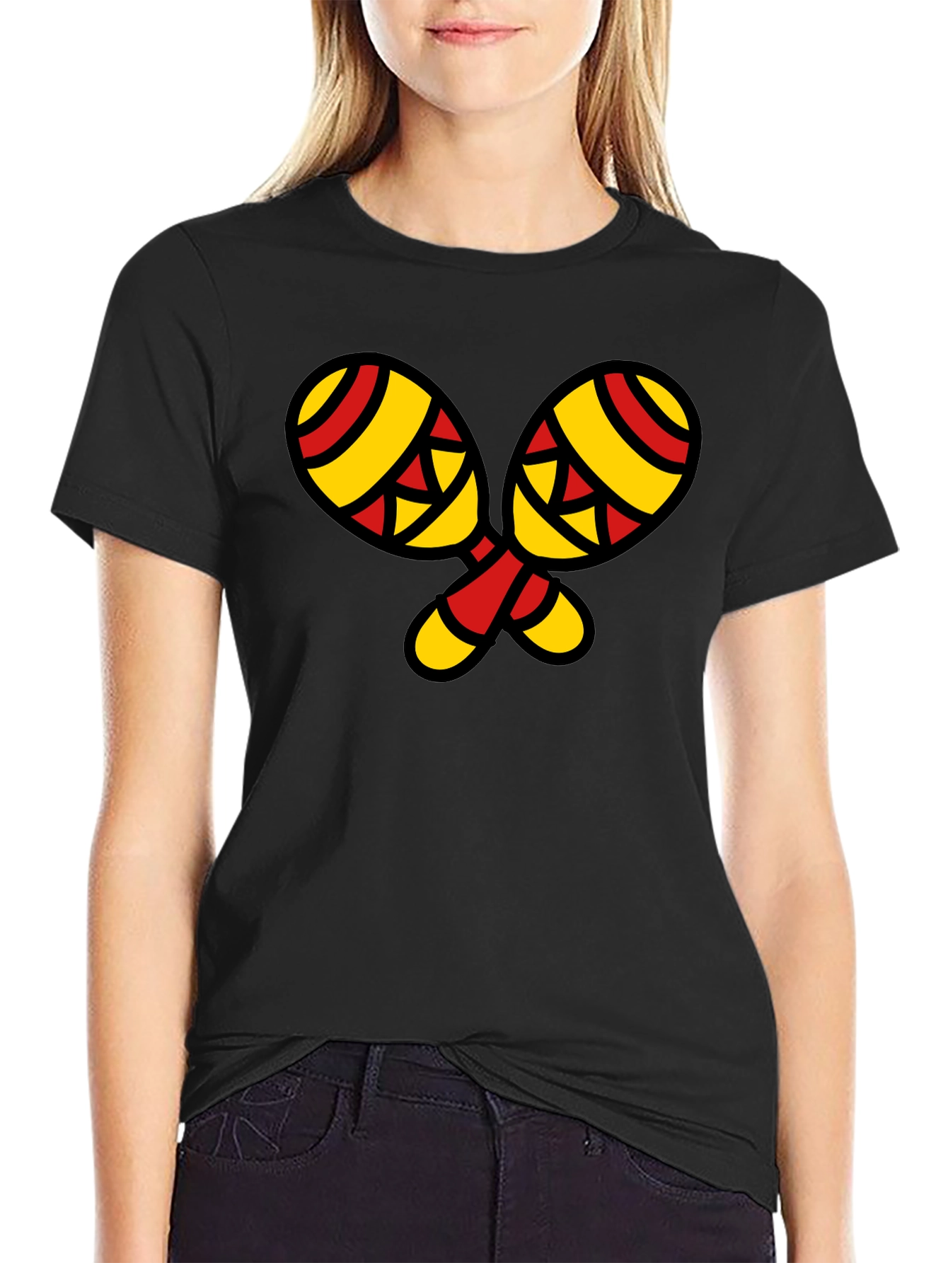 Maracas Graphic T-Shirt - Stylish Music Lover Tee