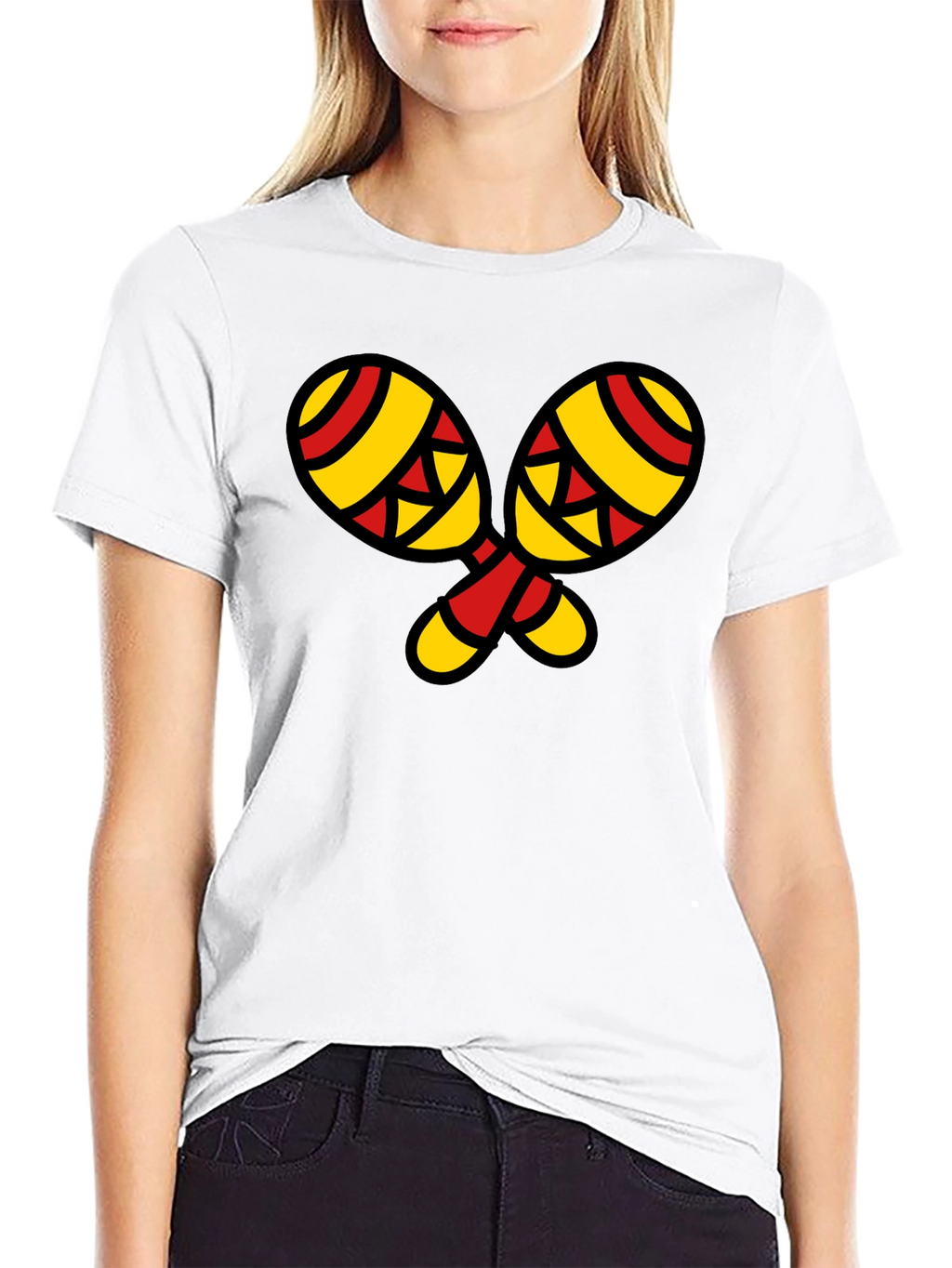 Maracas Graphic T-Shirt - Stylish Music Lover Tee