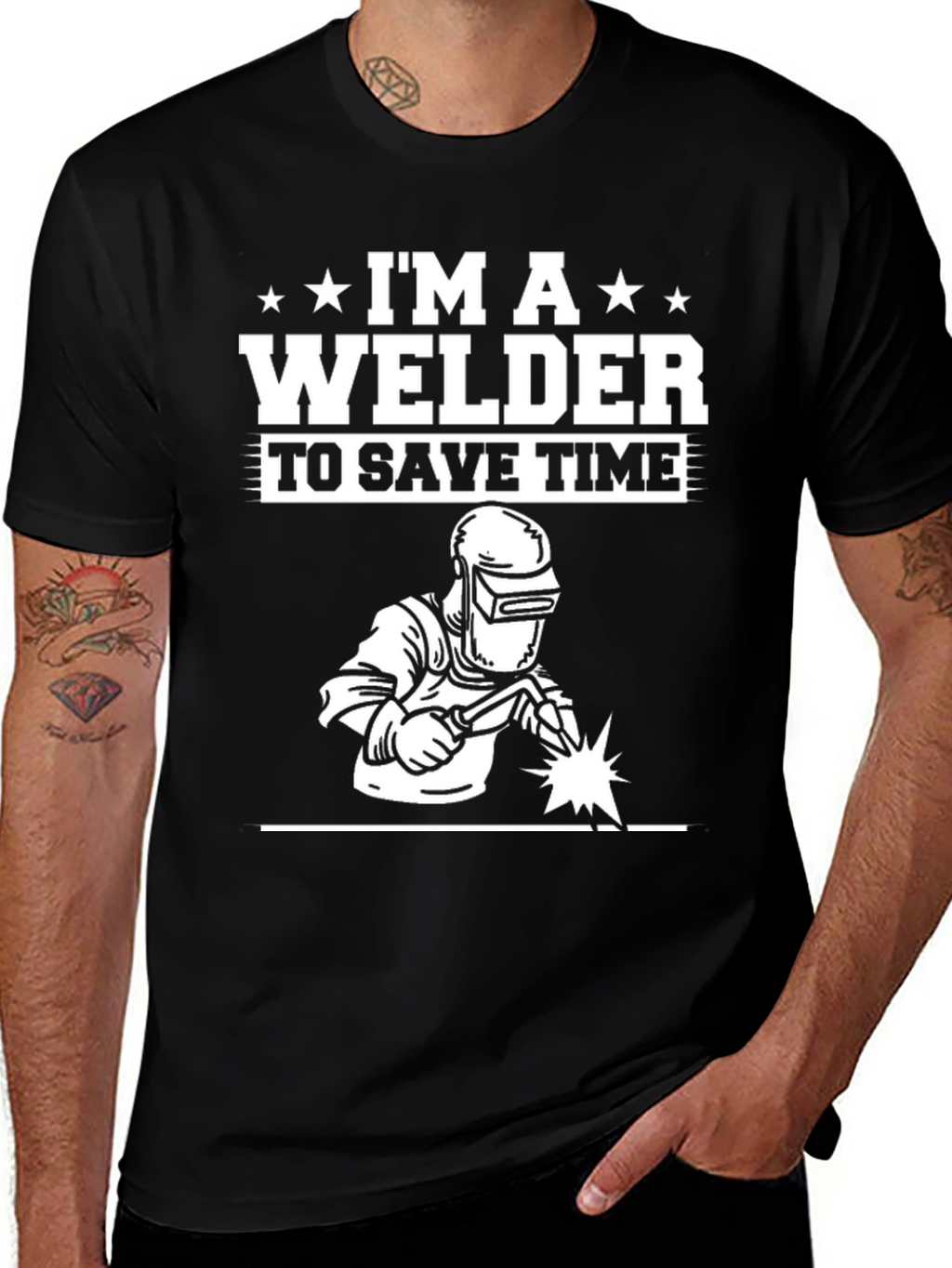 Im a Welder T-Shirt Funny Welding Tee