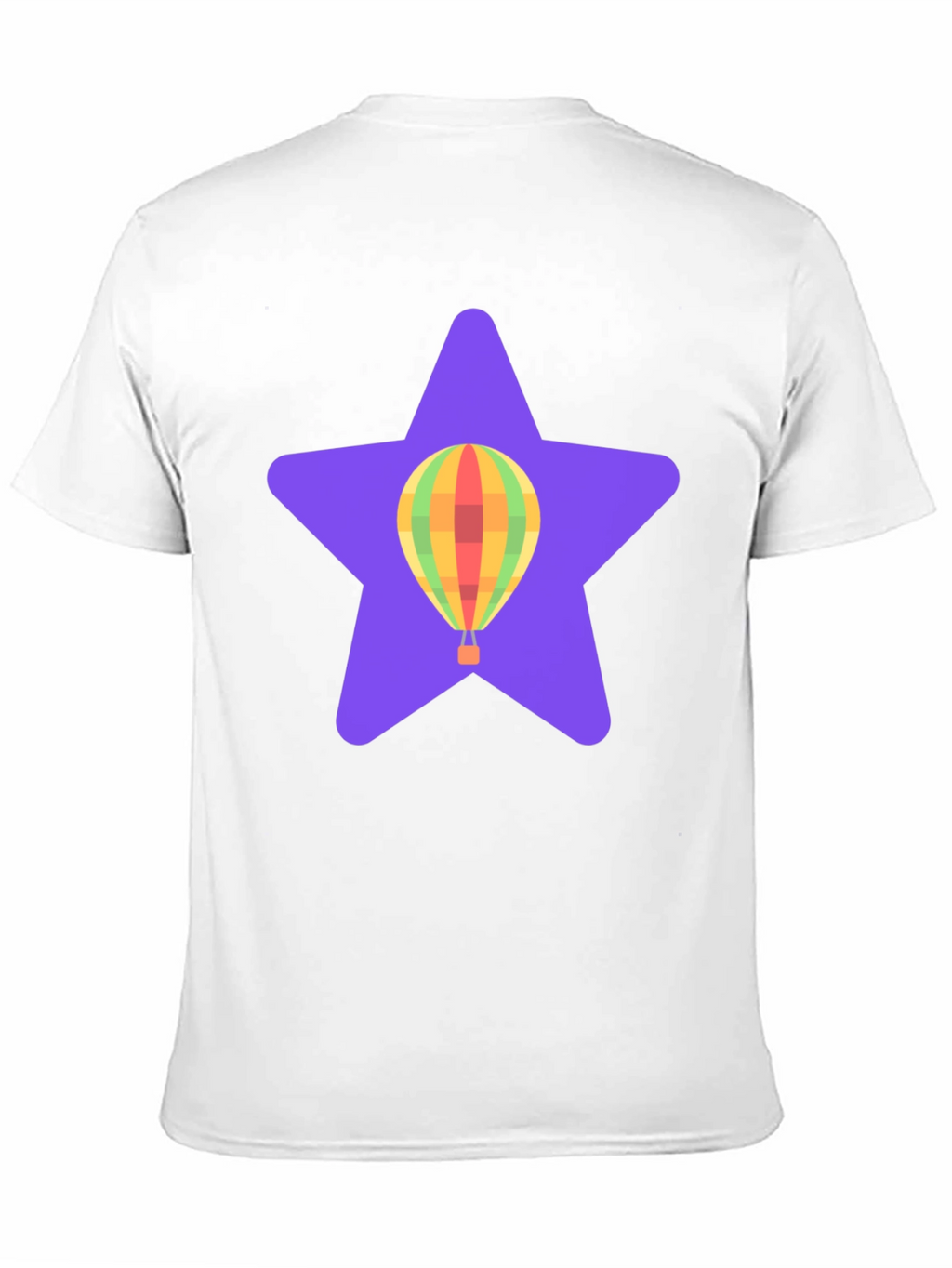 Hot Air Balloon Star Graphic T-Shirt