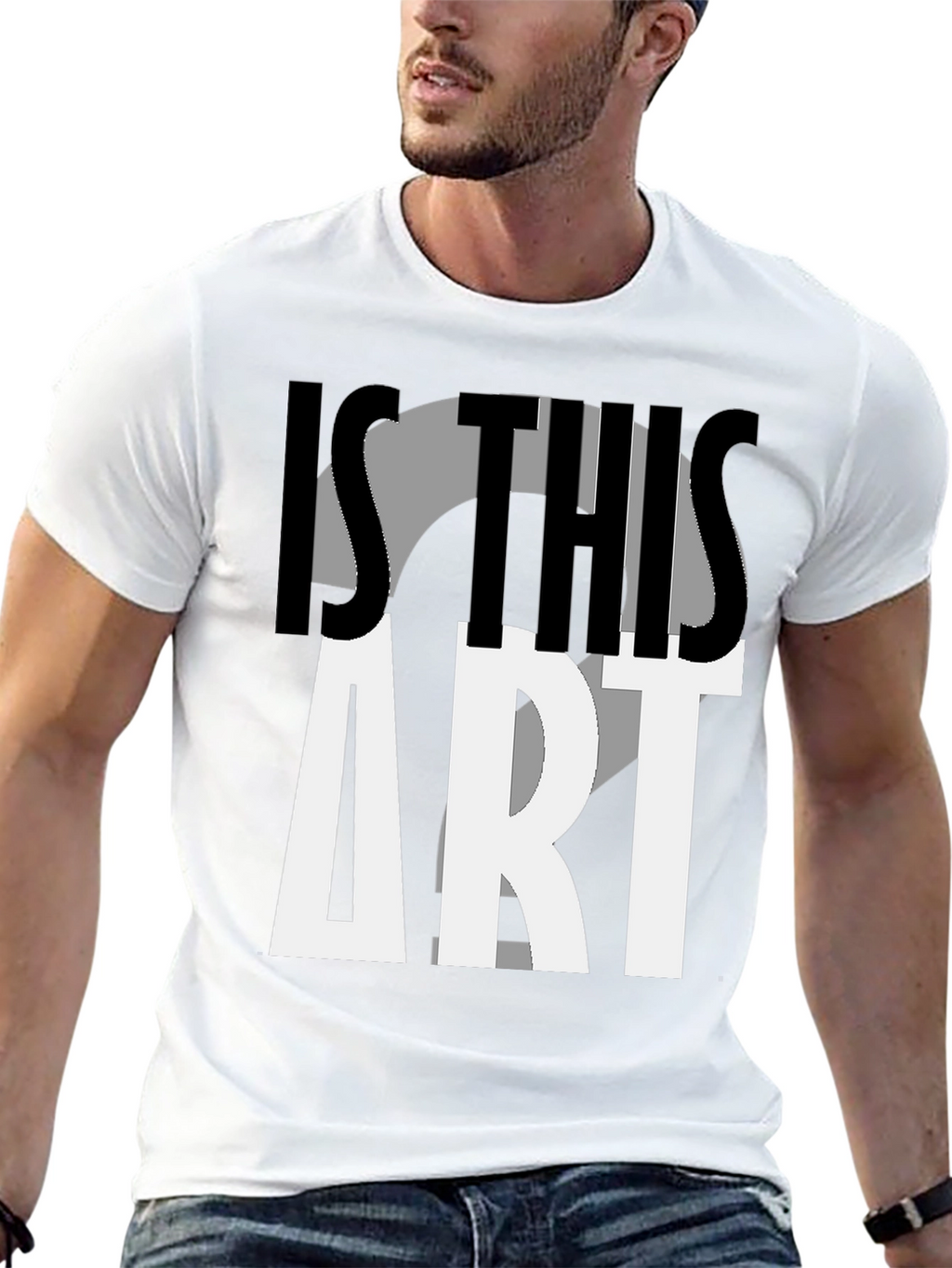 Is This Art? Graphic Print T-Shirt