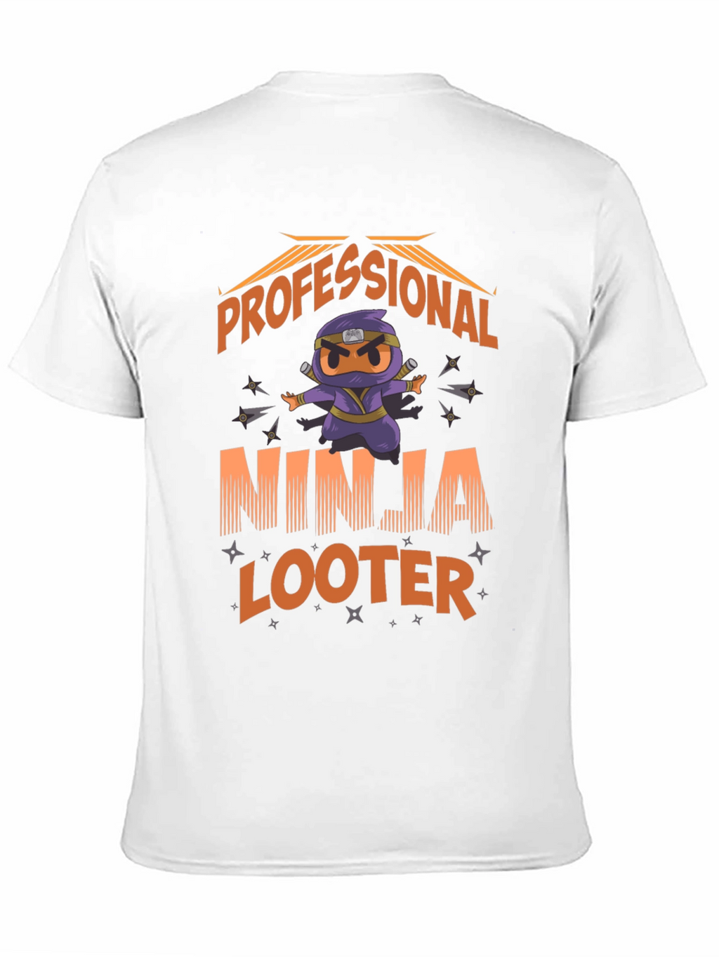 Professional Ninja Looter Funny Graphic T-Shirt